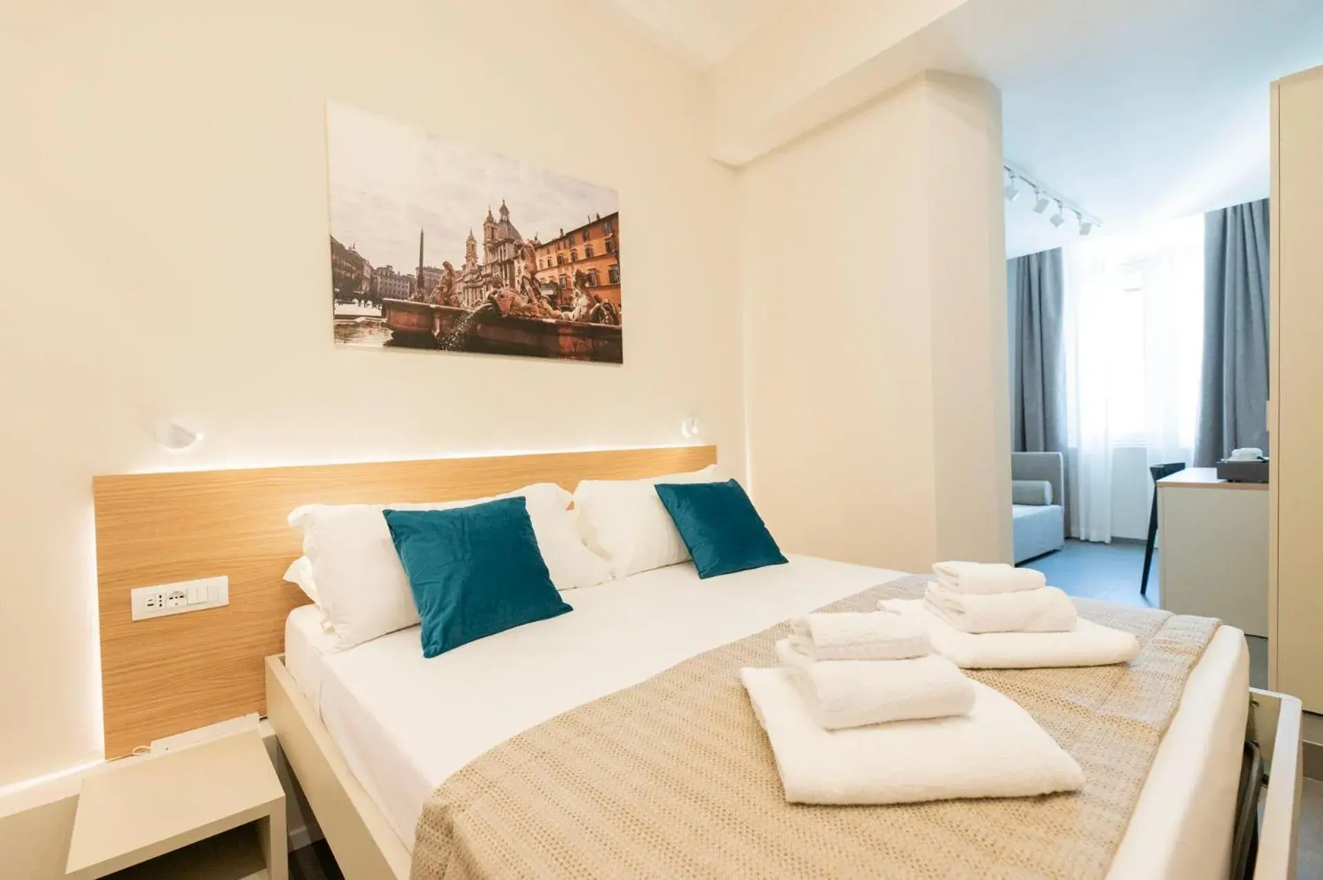 Bedroom, Bed in imperium suite trevi Bedroom, Bed in imperium suite trevi