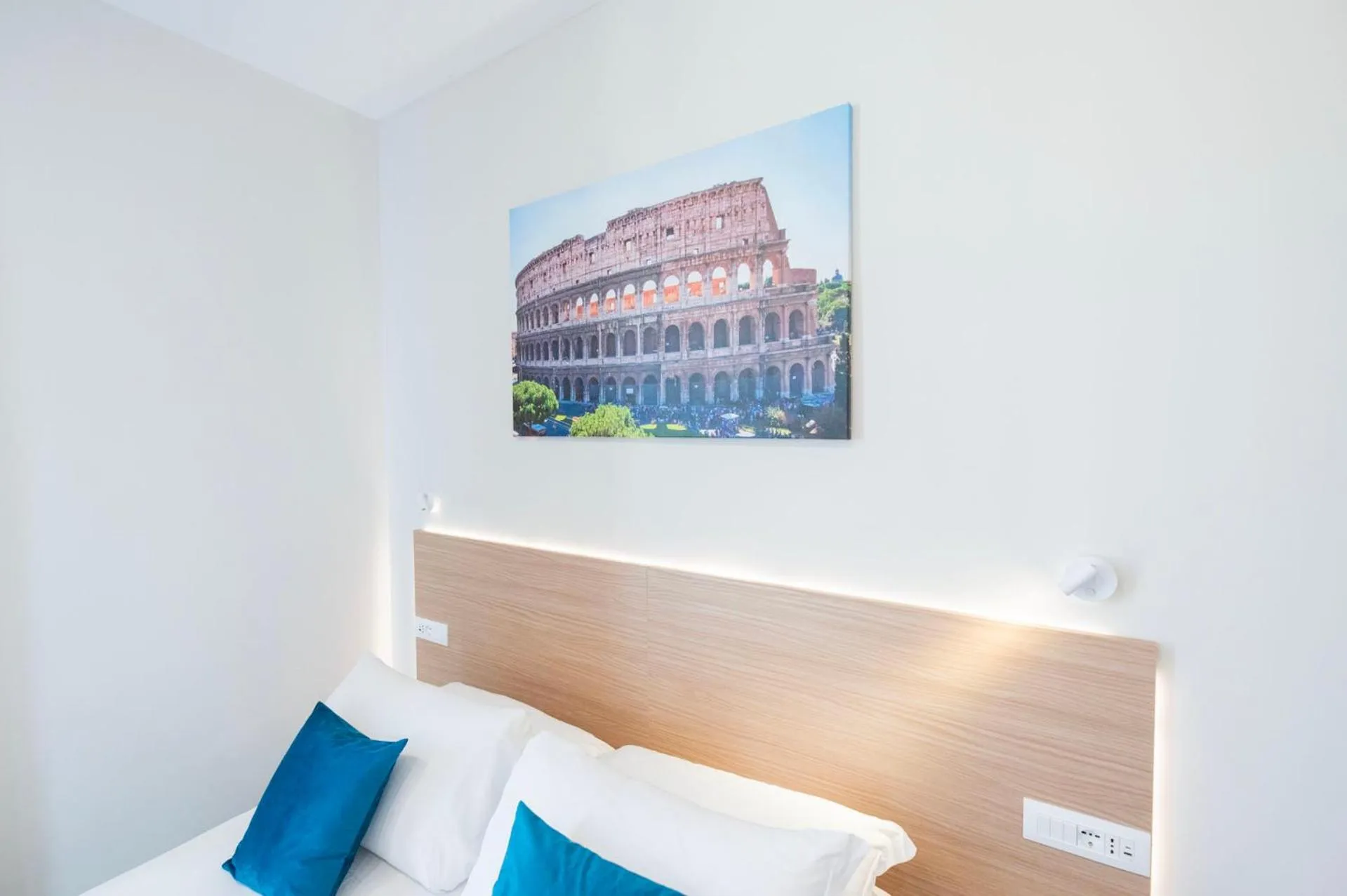 Bed in imperium suite trevi