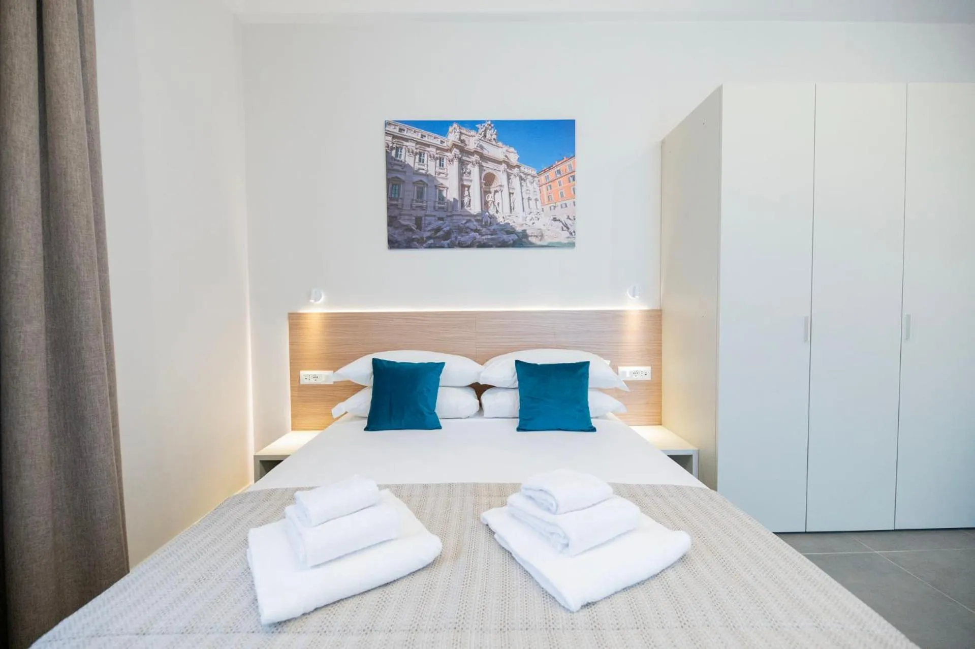 Bed in imperium suite trevi