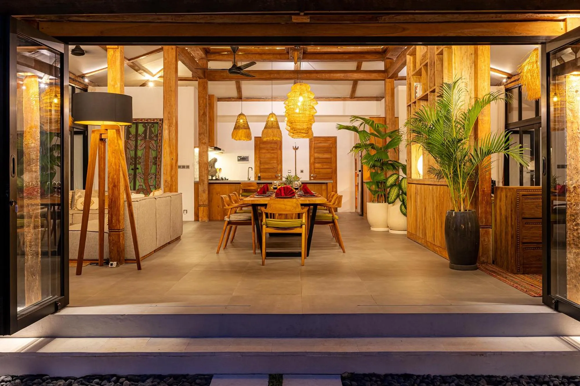 Living room in Villa Sebelah by Optimum Bali Villas