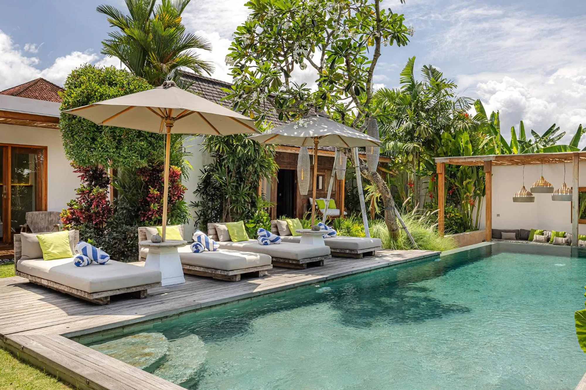 sunbed in Villa Sebelah by Optimum Bali Villas
