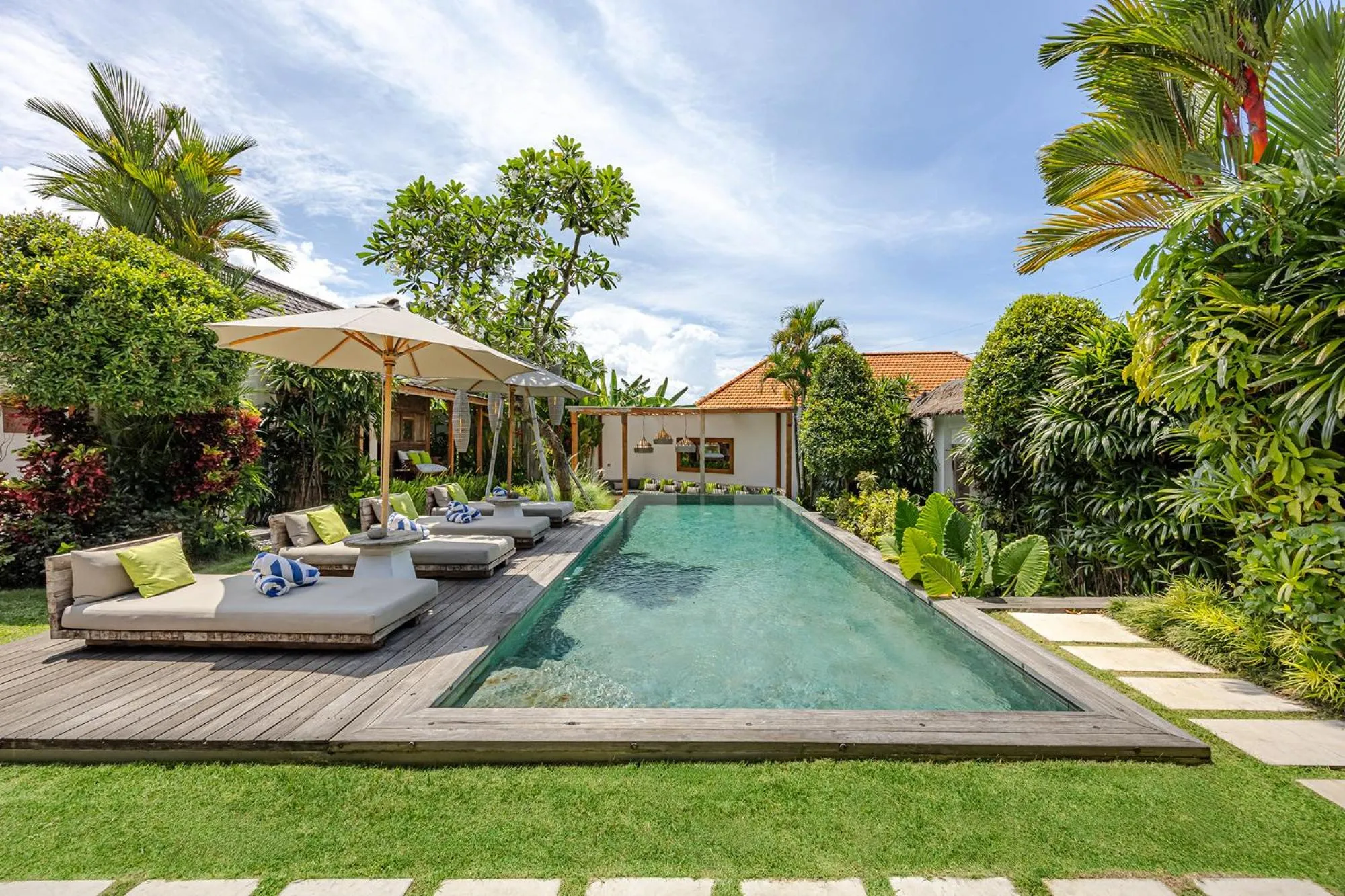 sunbed in Villa Sebelah by Optimum Bali Villas