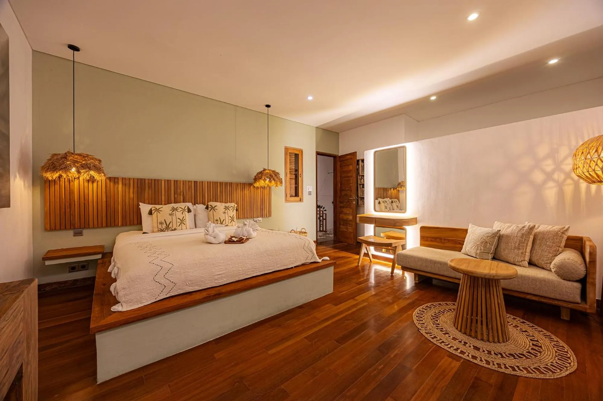 Photo of the whole room, Bed in Villa Sebelah by Optimum Bali Villas