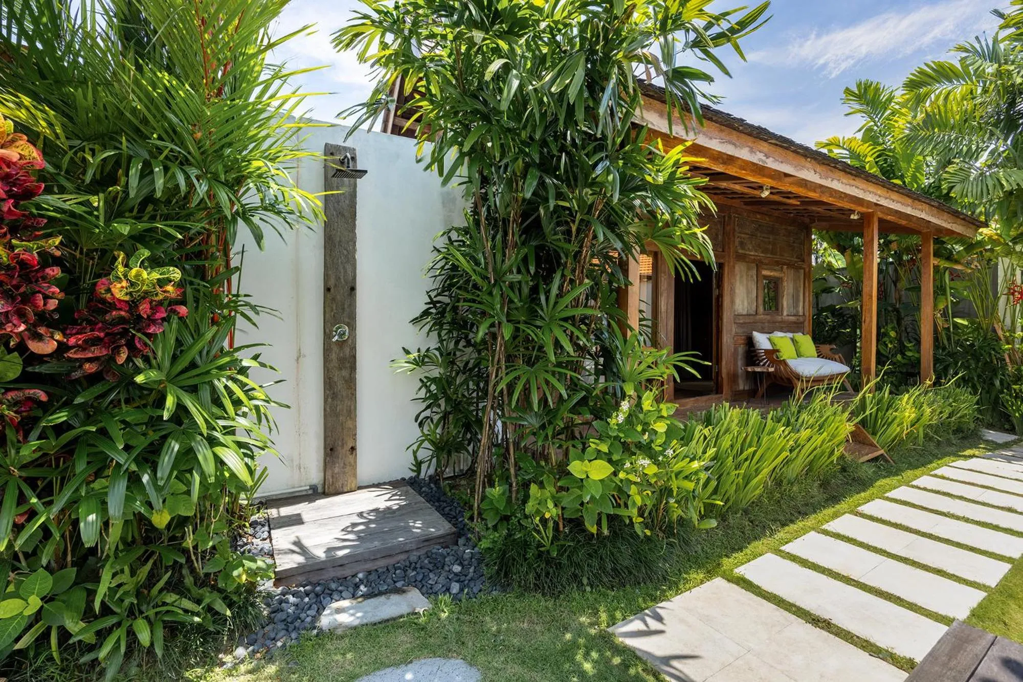 Shower in Villa Sebelah by Optimum Bali Villas