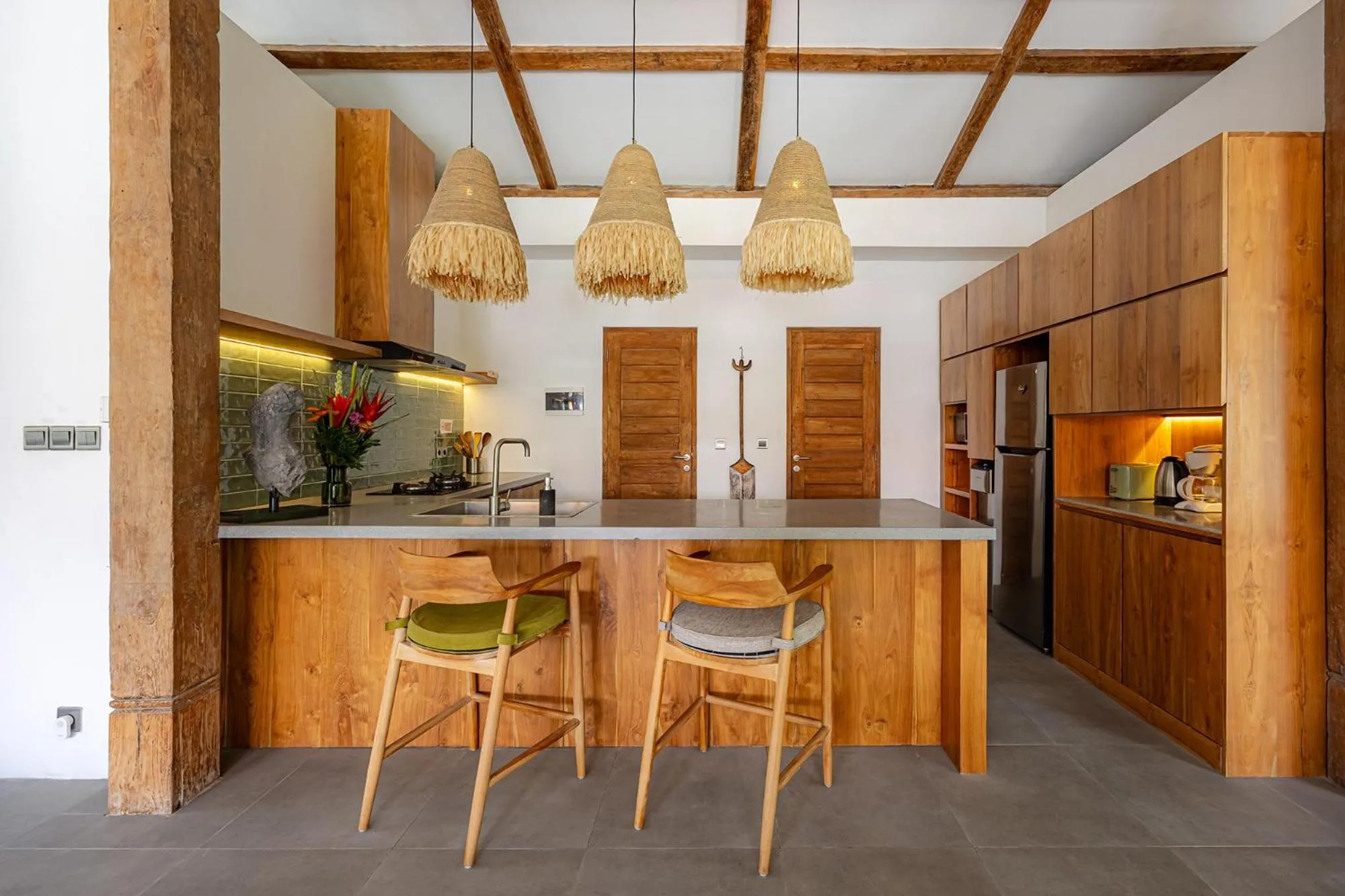 Dining area in Villa Sebelah by Optimum Bali Villas