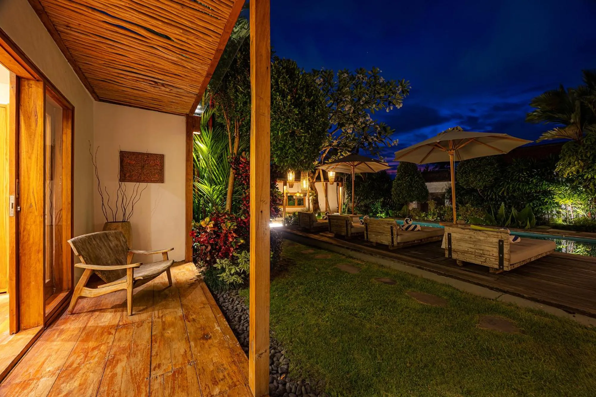 Bedroom in Villa Sebelah by Optimum Bali Villas