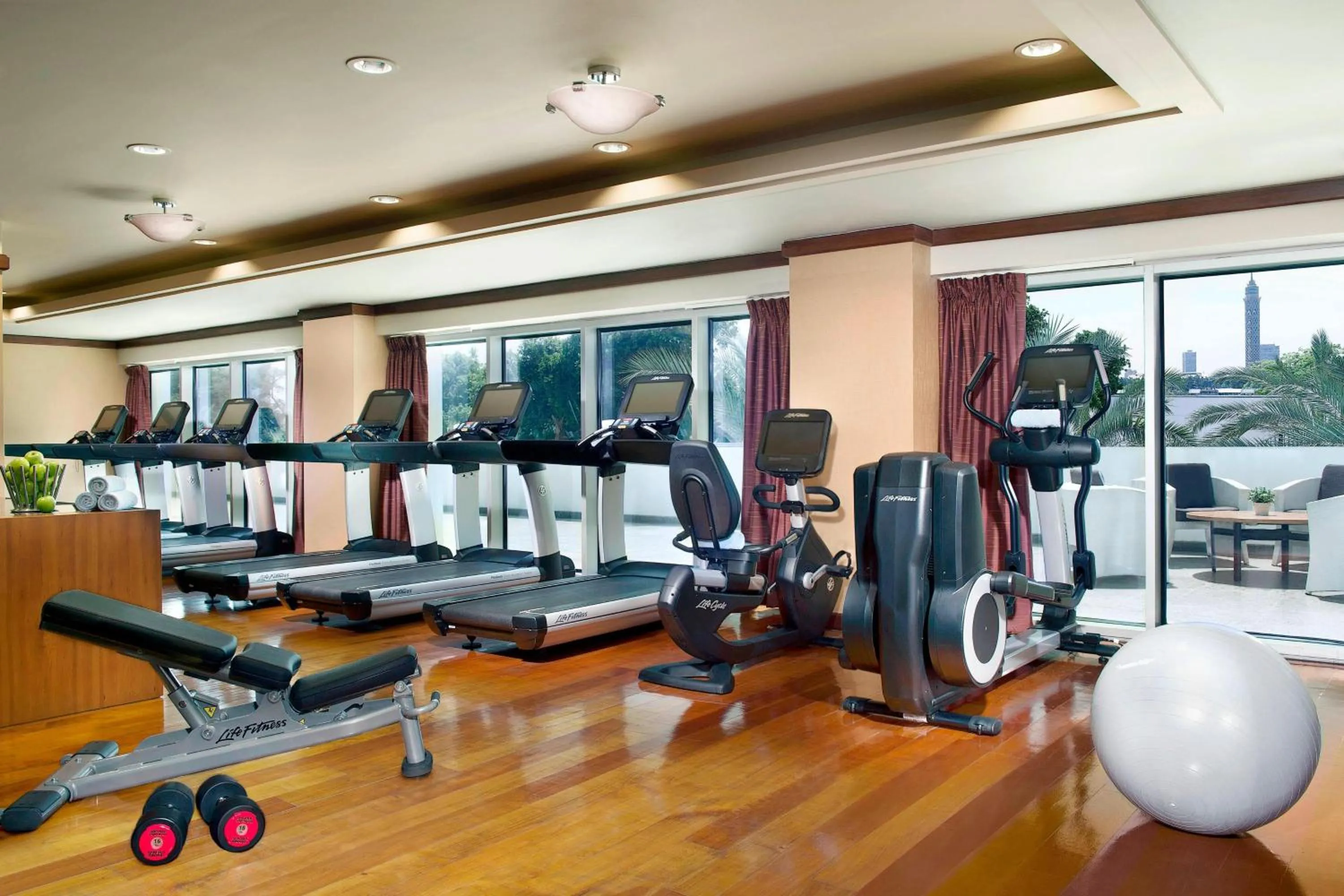 Fitness centre/facilities in The Nile Ritz-Carlton, Cairo