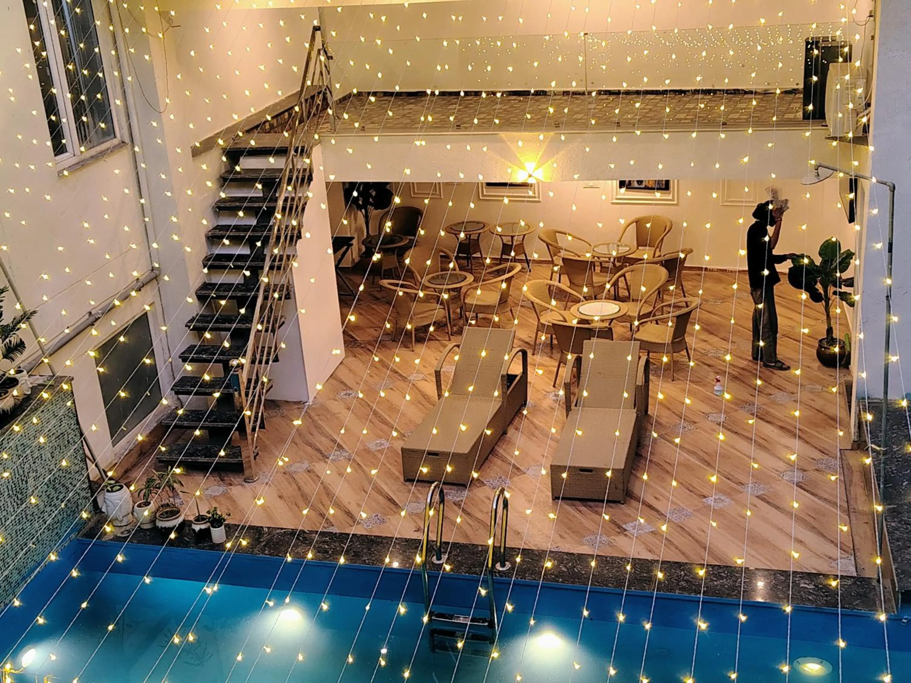 Seating area in Hotel Tapovan Hills