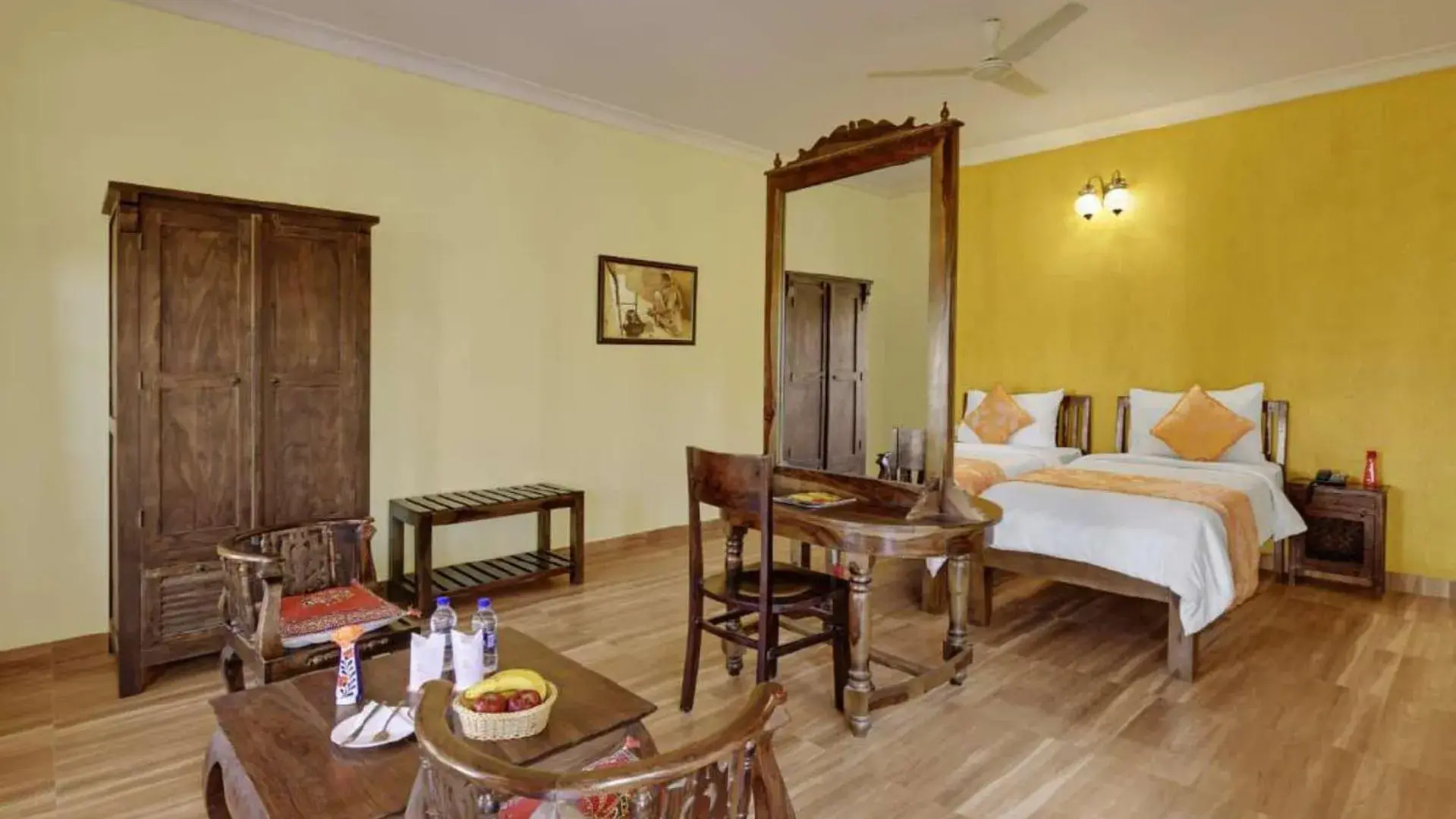 Bed in Hariyali Dhani Camps & Resort Bed in Hariyali Dhani Camps & Resort