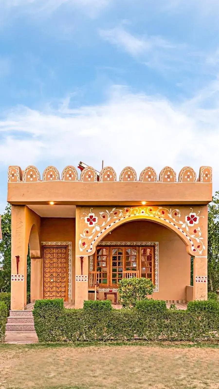 King Room with Balcony in Hariyali Dhani Camps & Desert Resort With Swimming Pool, Jodhpur King Room with Balcony in Hariyali Dhani Camps & Desert Resort With Swimming Pool, Jodhpur