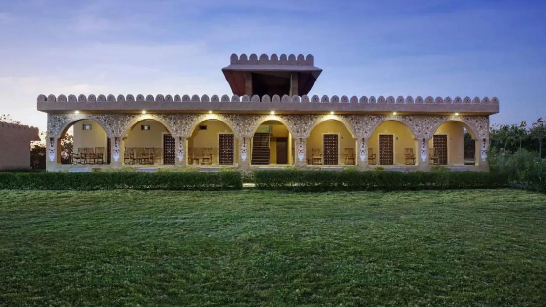 Property building in Hariyali Dhani Camps & Desert Resort With Swimming Pool, Jodhpur Property building in Hariyali Dhani Camps & Desert Resort With Swimming Pool, Jodhpur