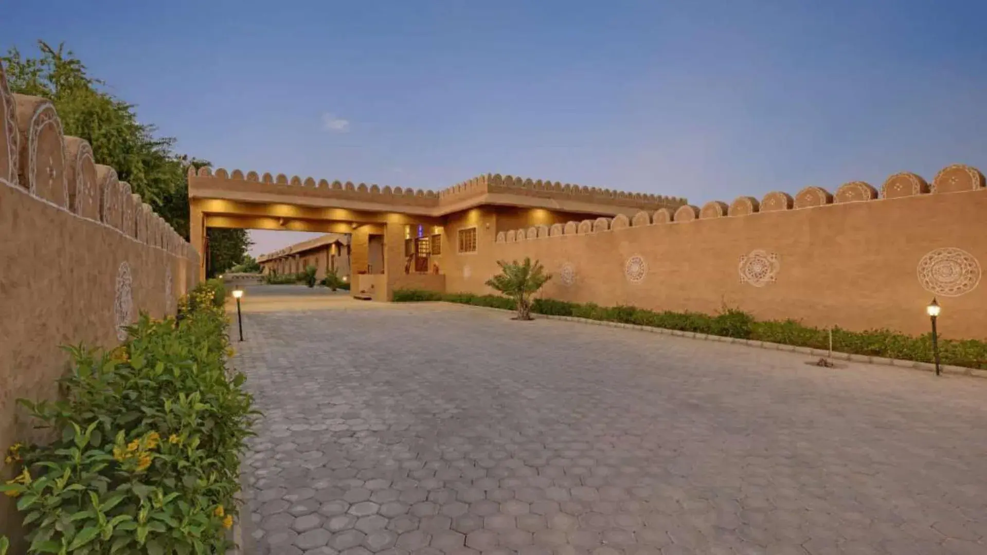 Property building in Hariyali Dhani Camps & Desert Resort With Swimming Pool, Jodhpur Property building in Hariyali Dhani Camps & Desert Resort With Swimming Pool, Jodhpur