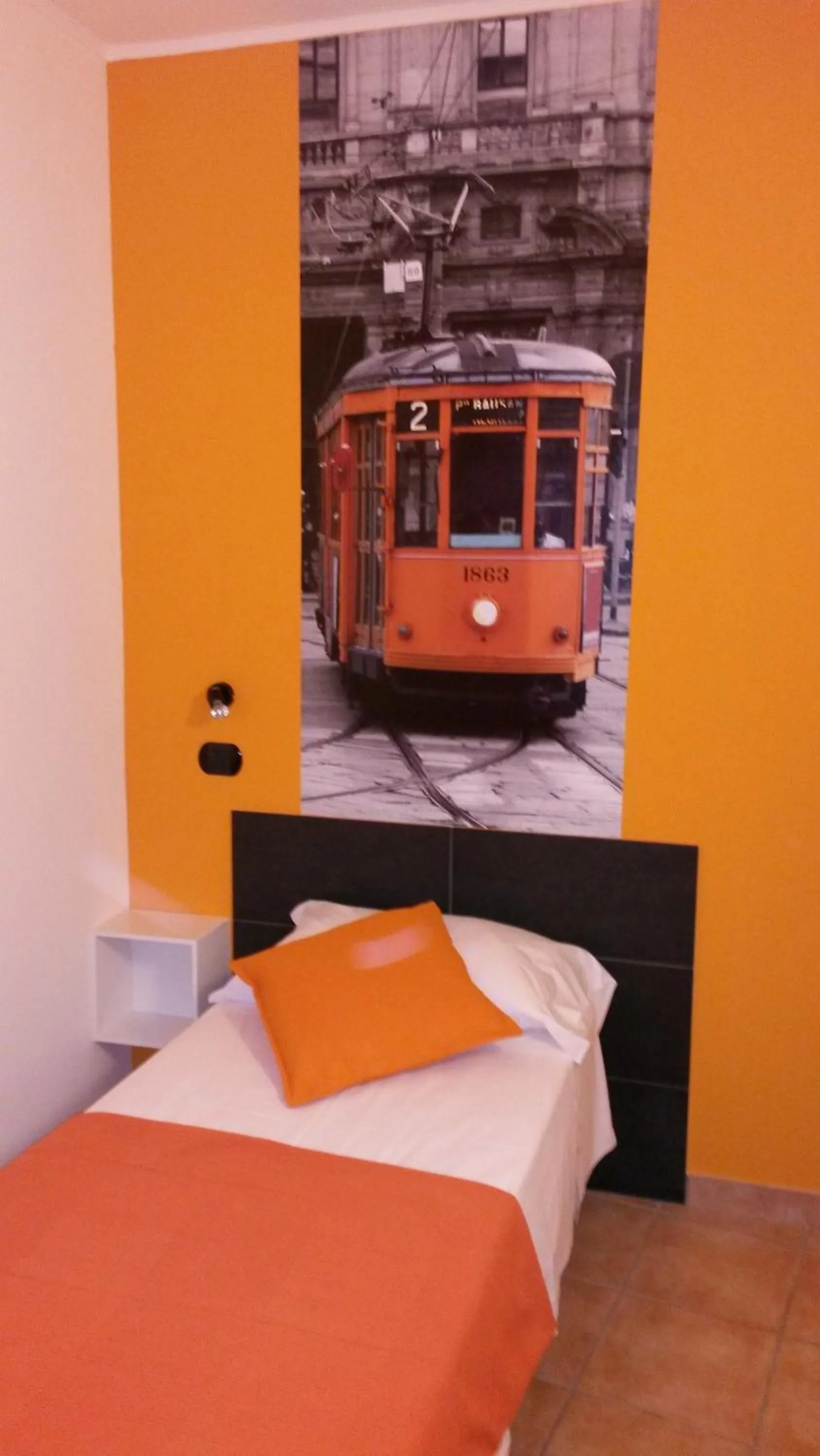 Bed in Hotel Nuova Orchidea