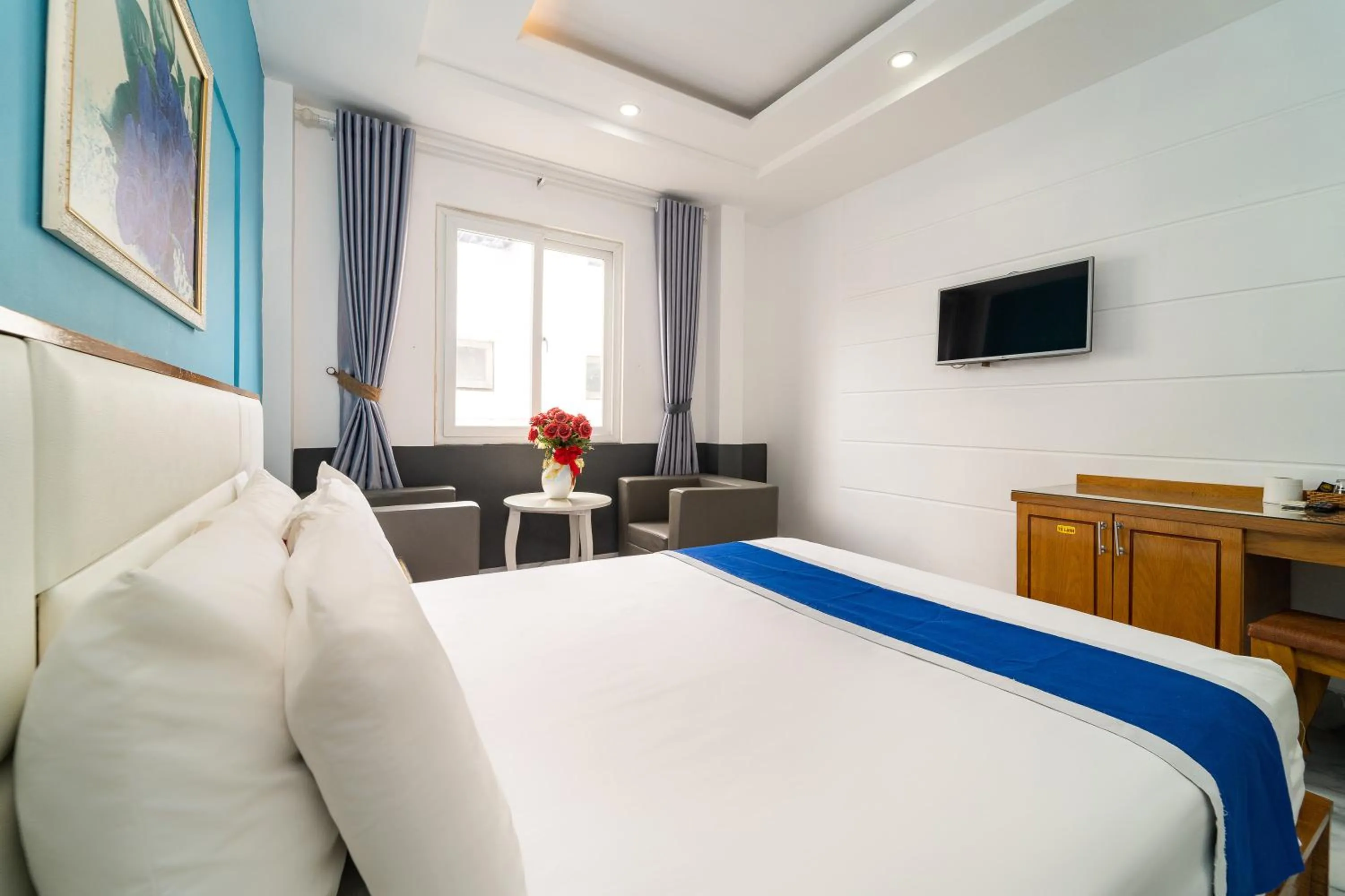 Bedroom, Bed in Collection O Sunrise Hotel Trung Son Near Lotte Mart