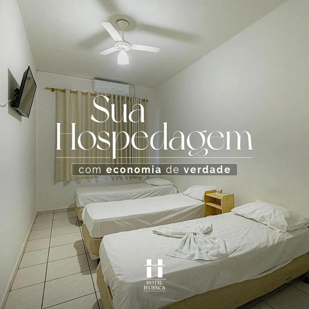 Bed in Hotel Palace Huesca