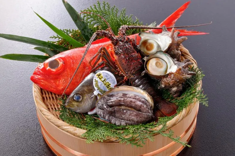 Food close-up in Ryokusuitei