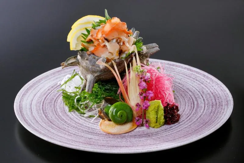 Food close-up in Ryokusuitei