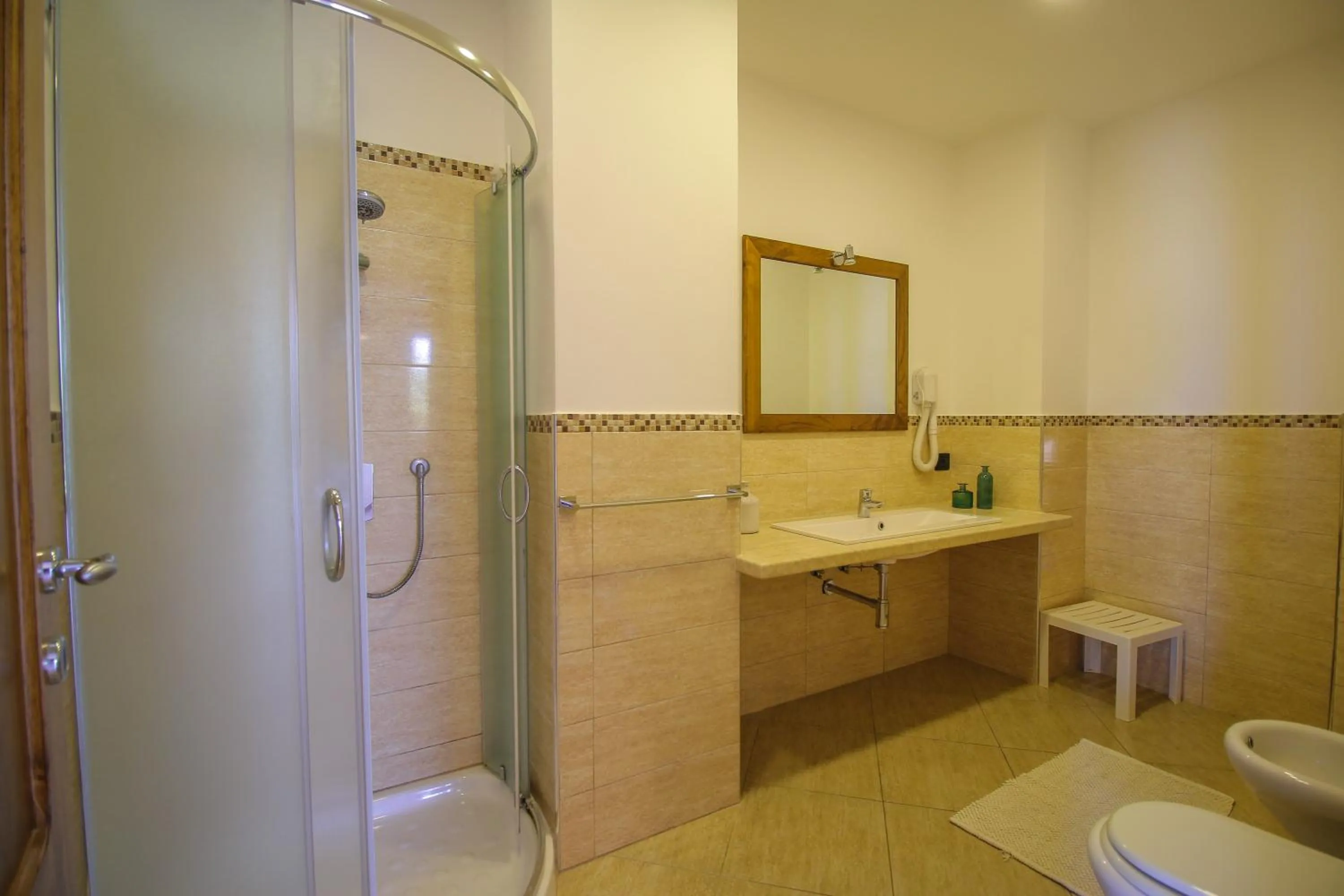 Shower in Villa D'Aquino