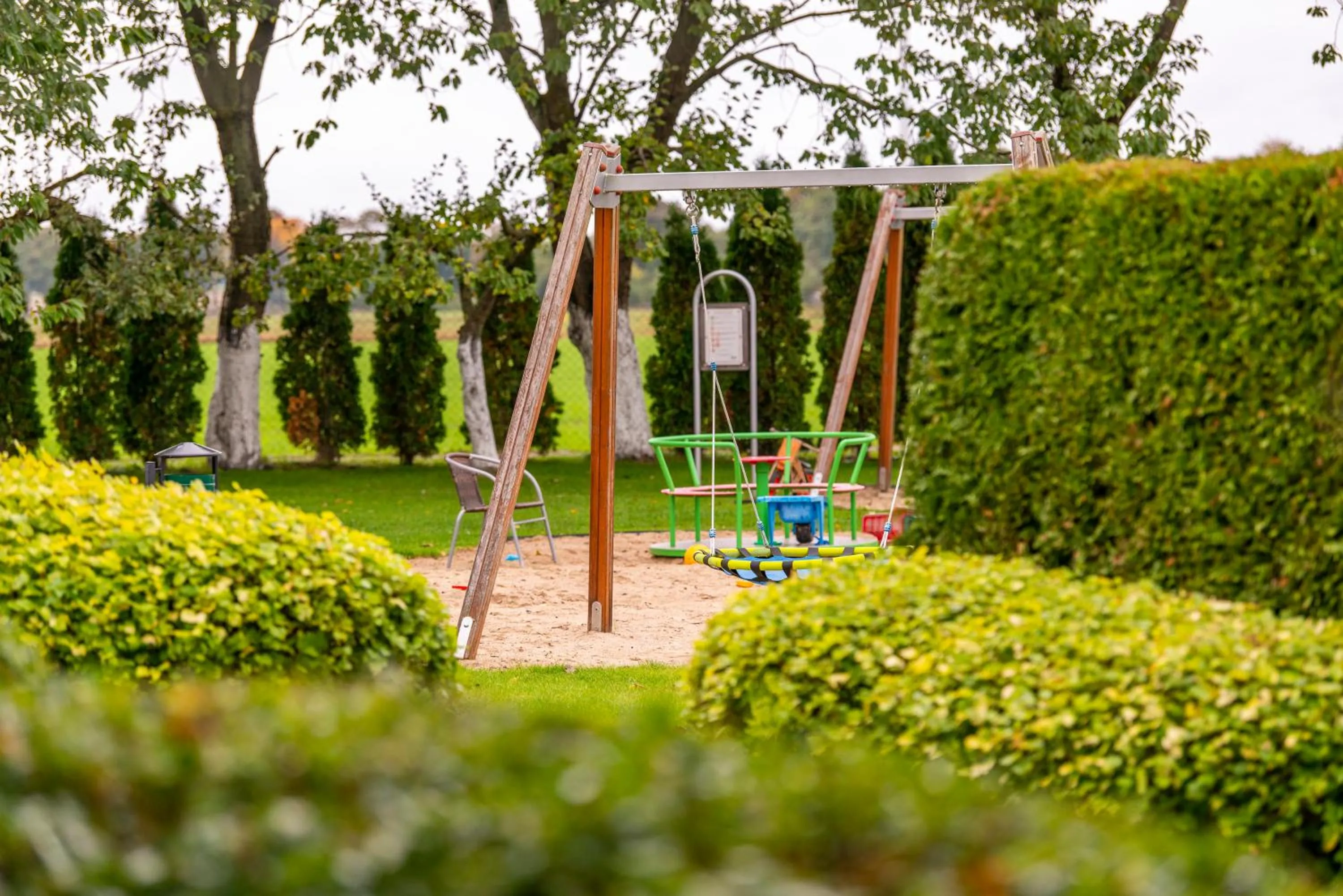 Children play ground in Willa Polanka