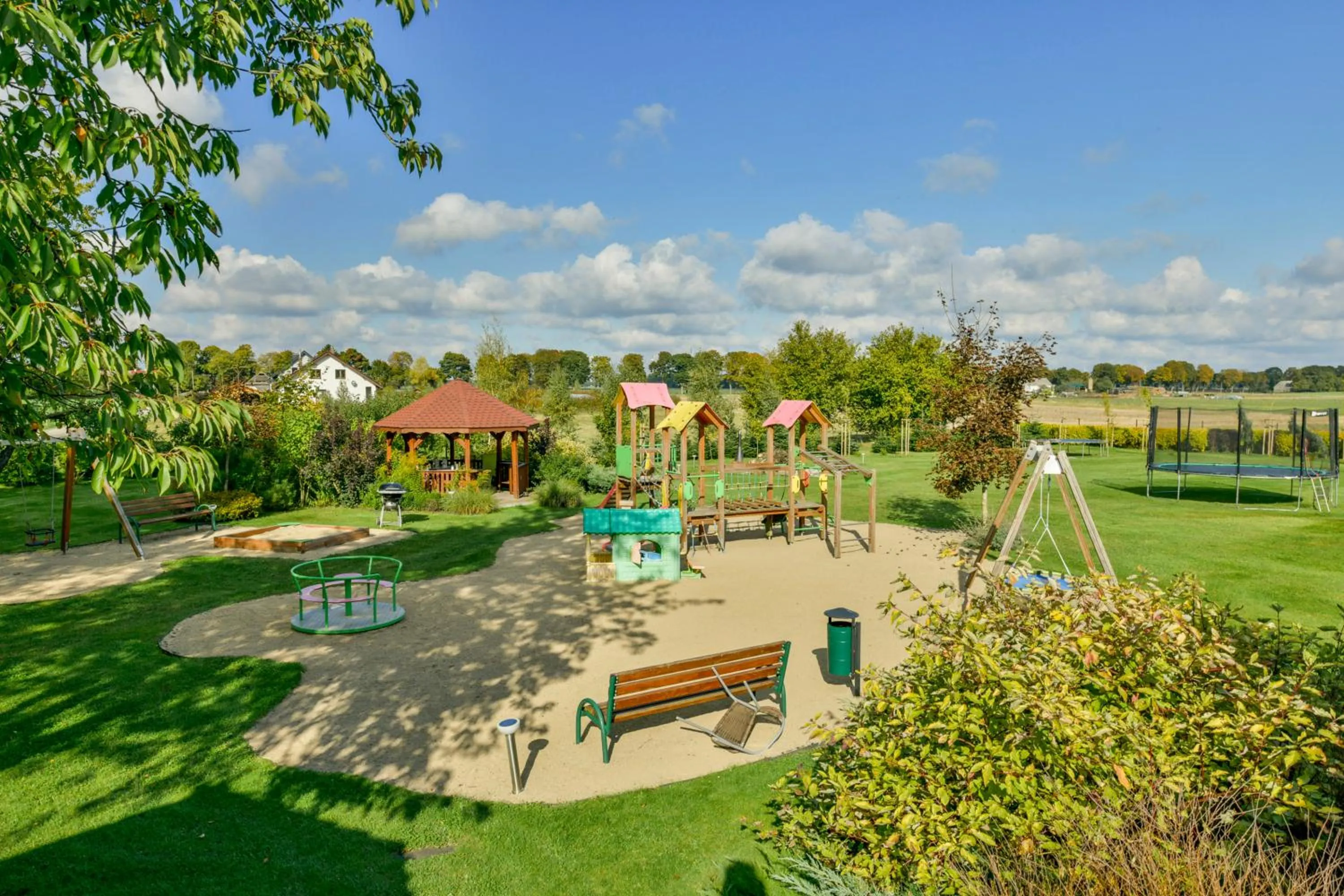 Garden view in Willa Polanka