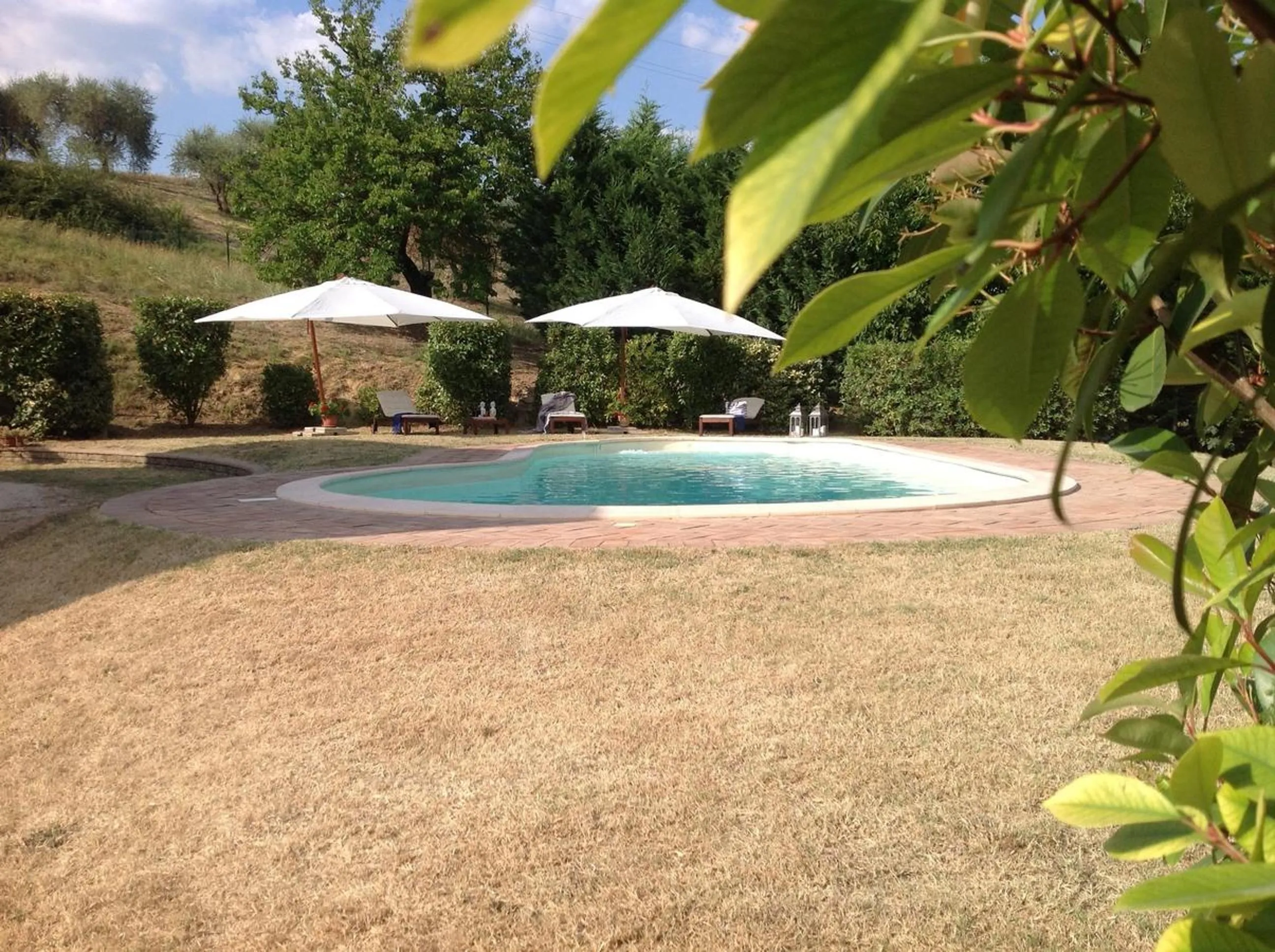 Pool view in B&B dell'Aviatore