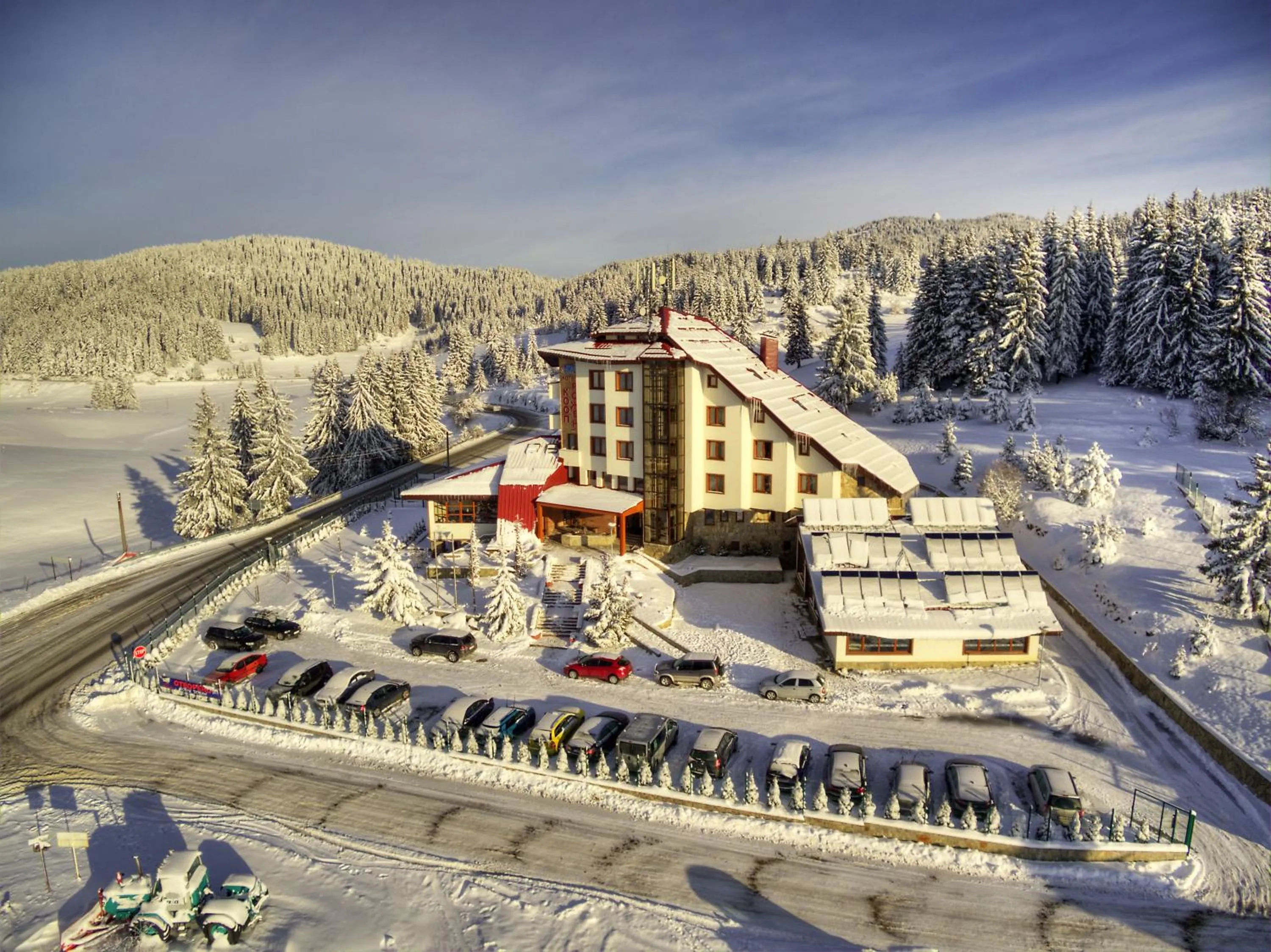 Bird's eye view in Hotel Coop Rozhen