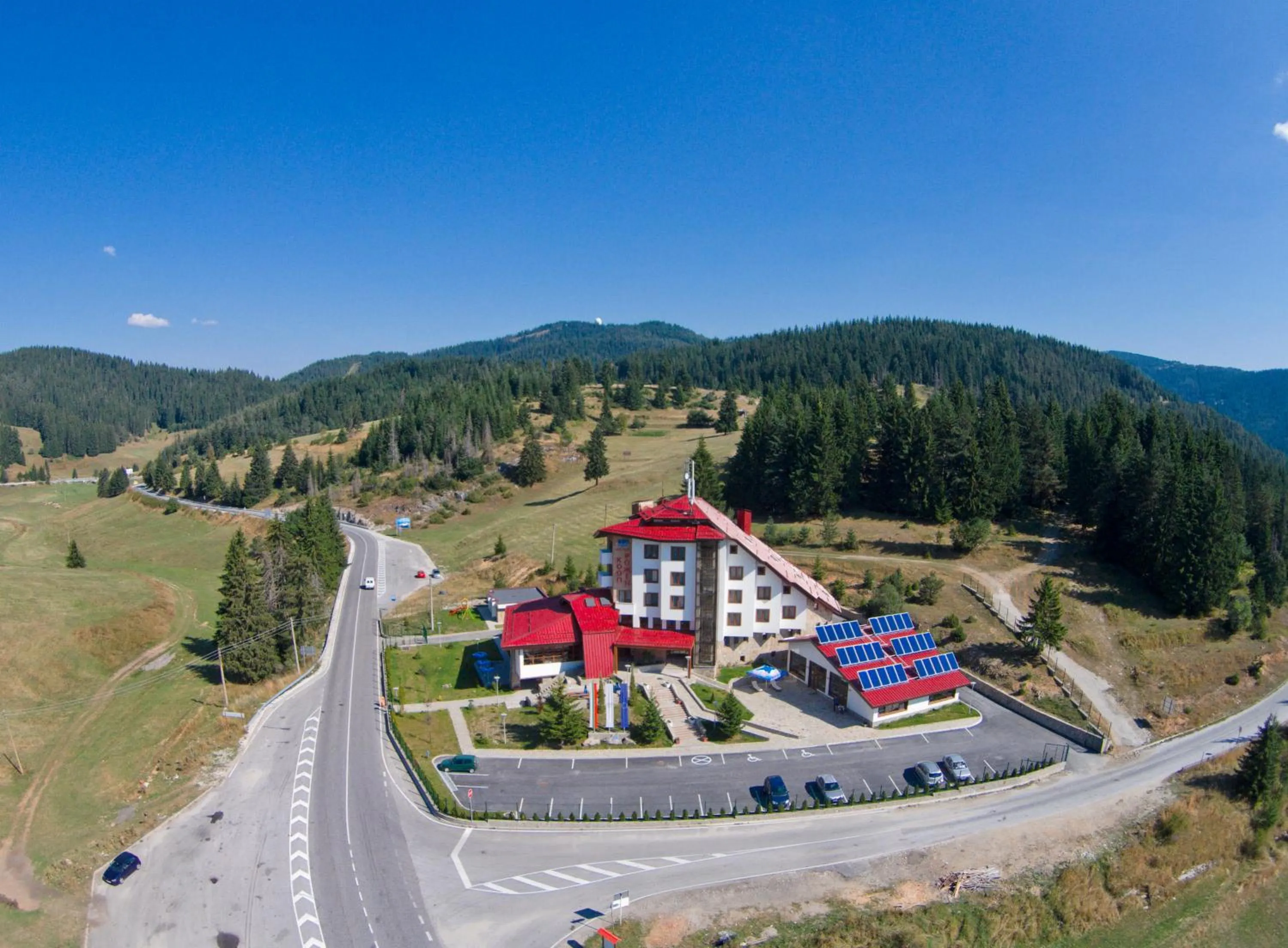 Bird's eye view in Hotel Coop Rozhen