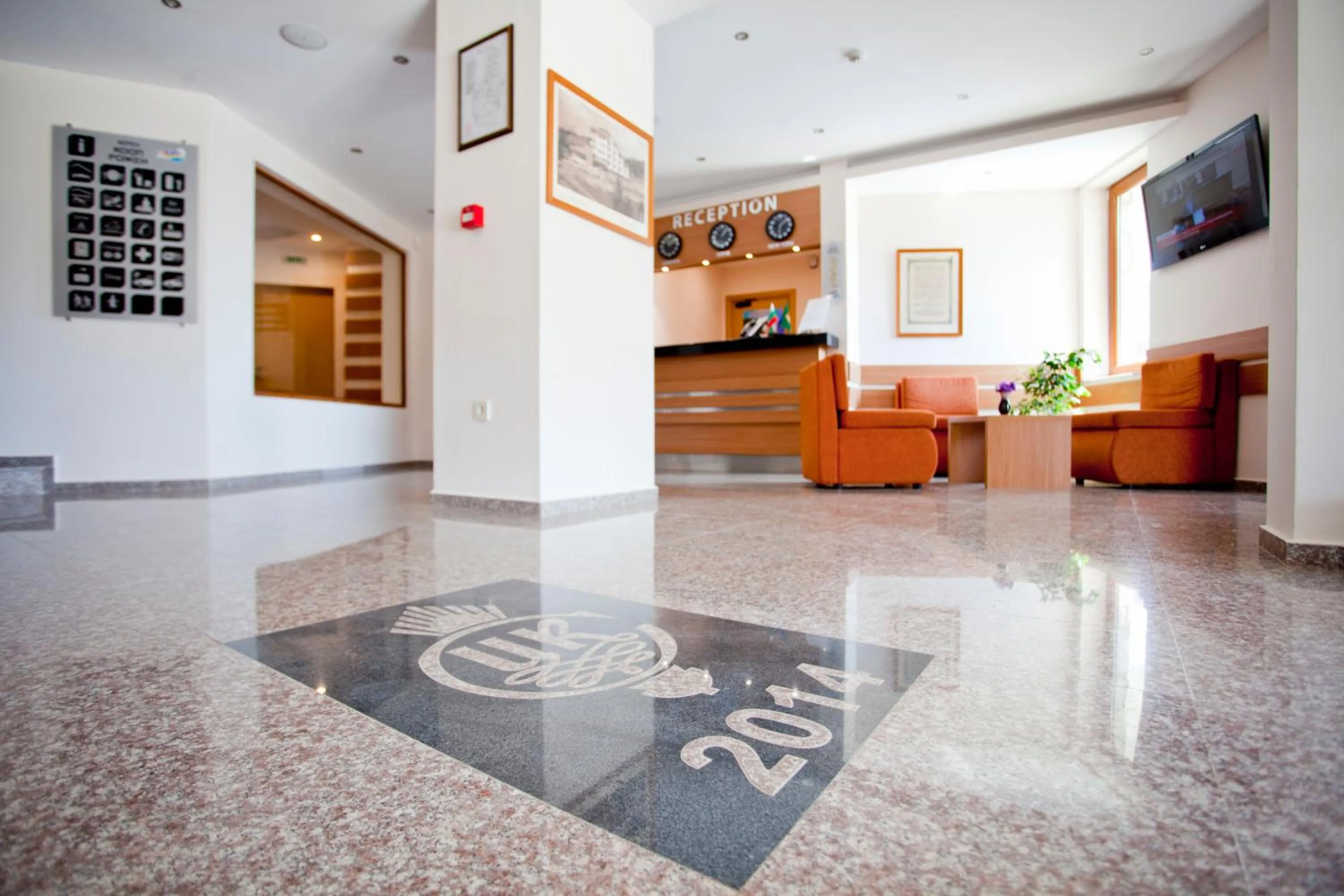 Lobby or reception in Hotel Coop Rozhen