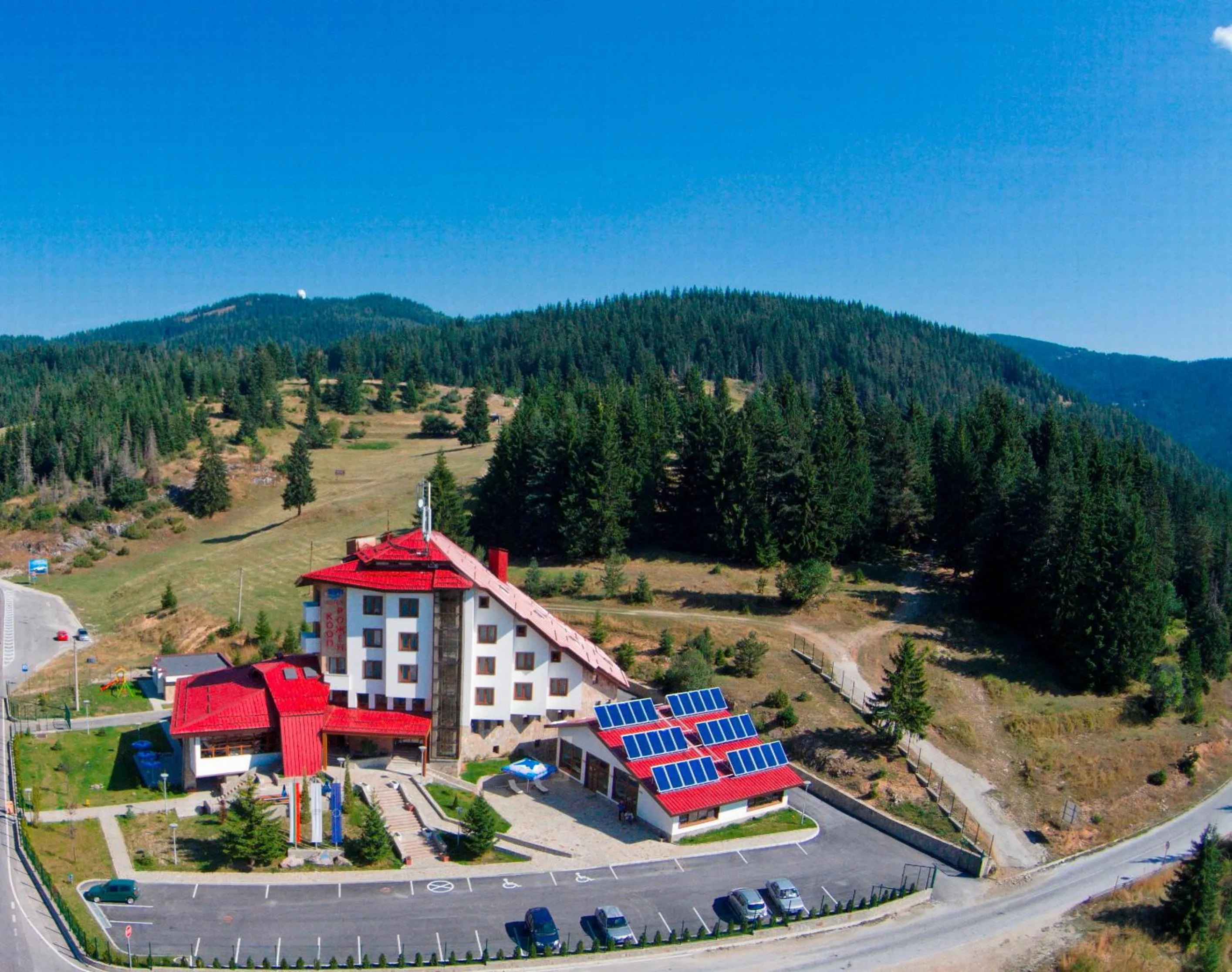 Bird's eye view in Hotel Coop Rozhen