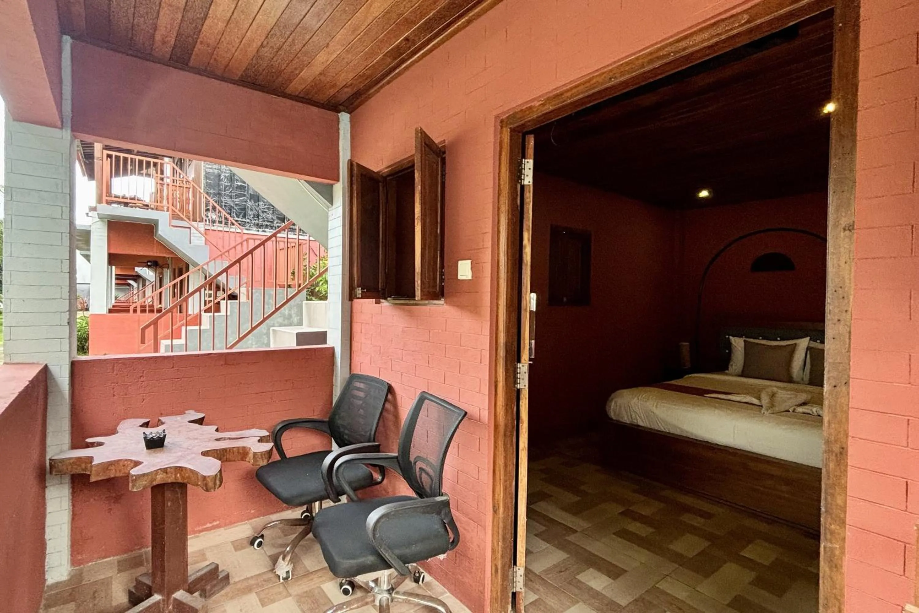 Balcony/Terrace, Bed in Casa Komala Uluwatu