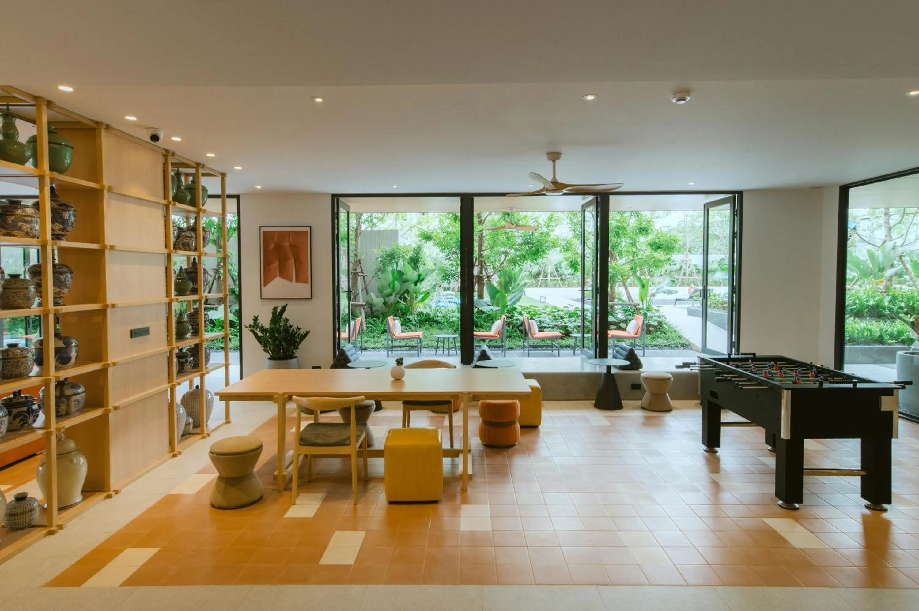 Seating area in PAAK Hotel Suvarnabhumi