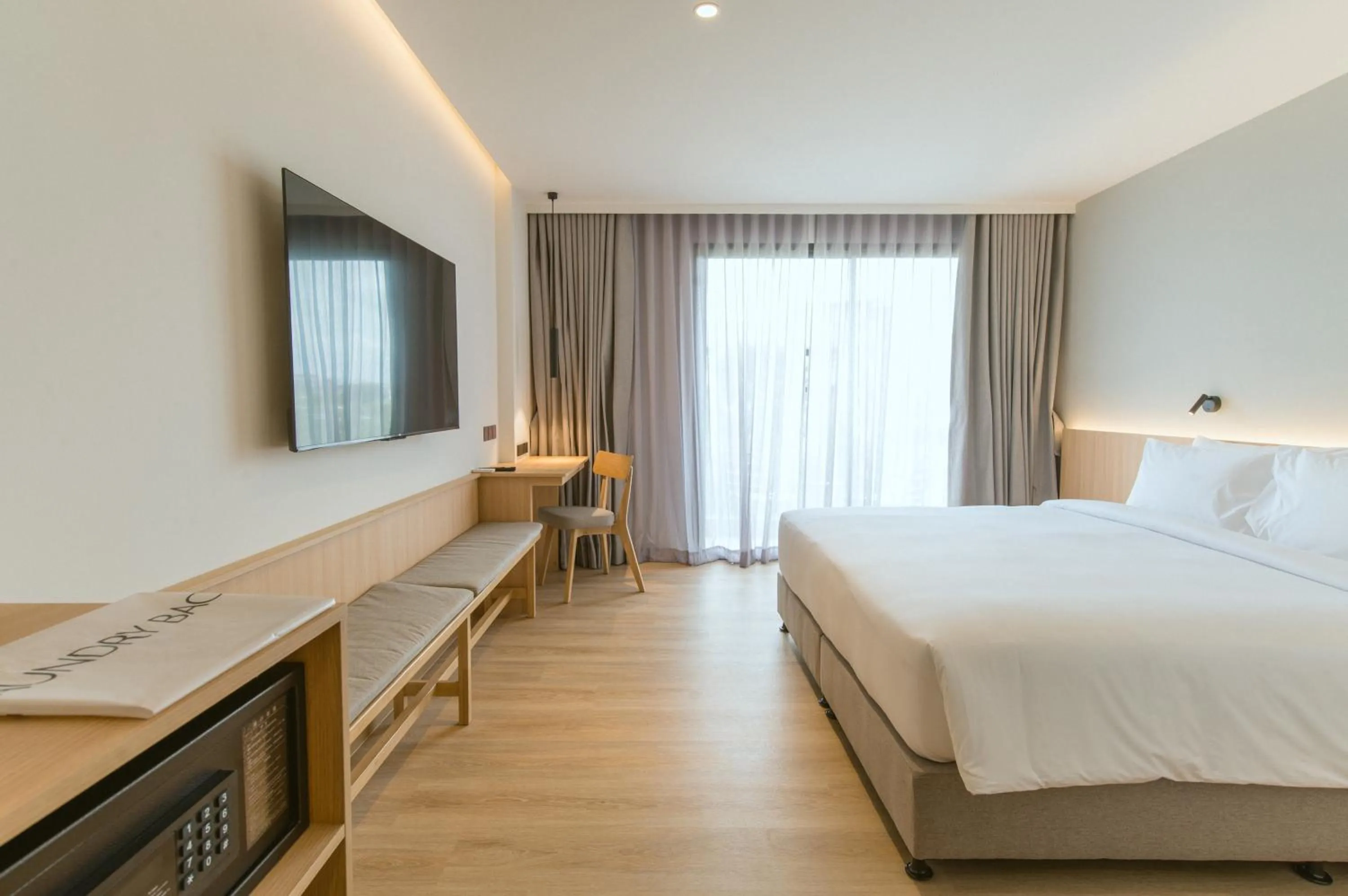 Bed in PAAK Hotel Suvarnabhumi