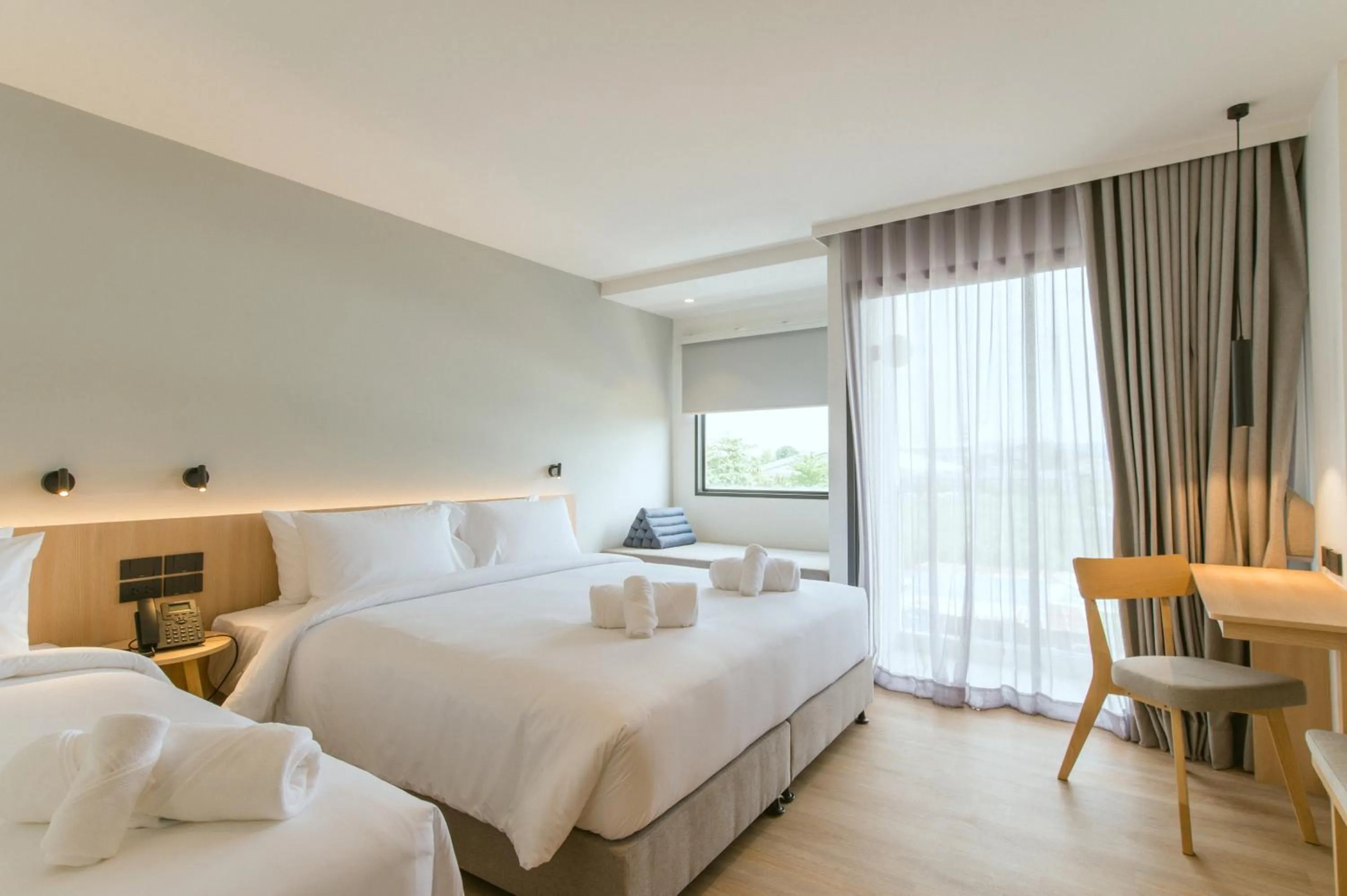 Bed in PAAK Hotel Suvarnabhumi