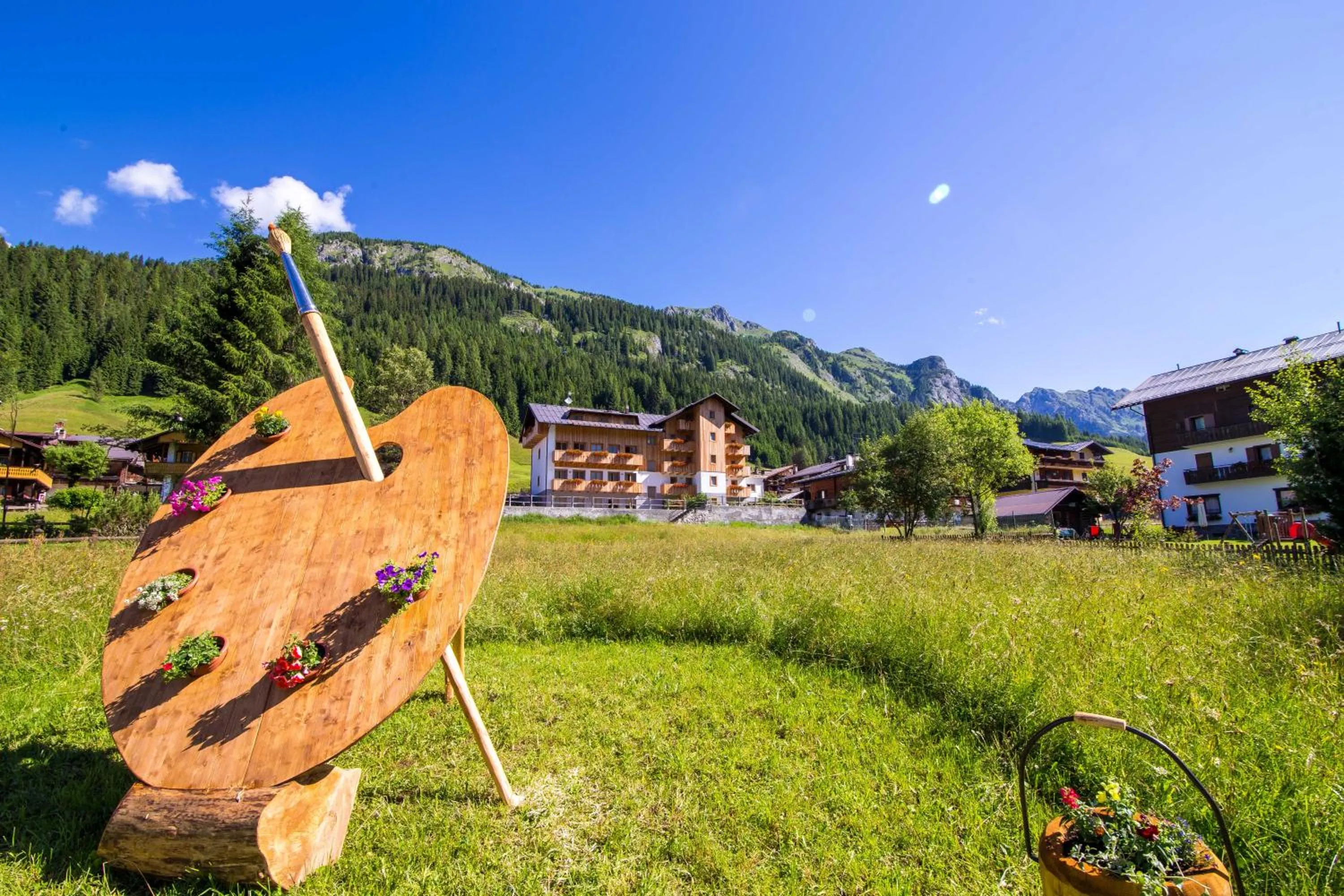 Mountain view in Residence Cavanis Wellness & Spa