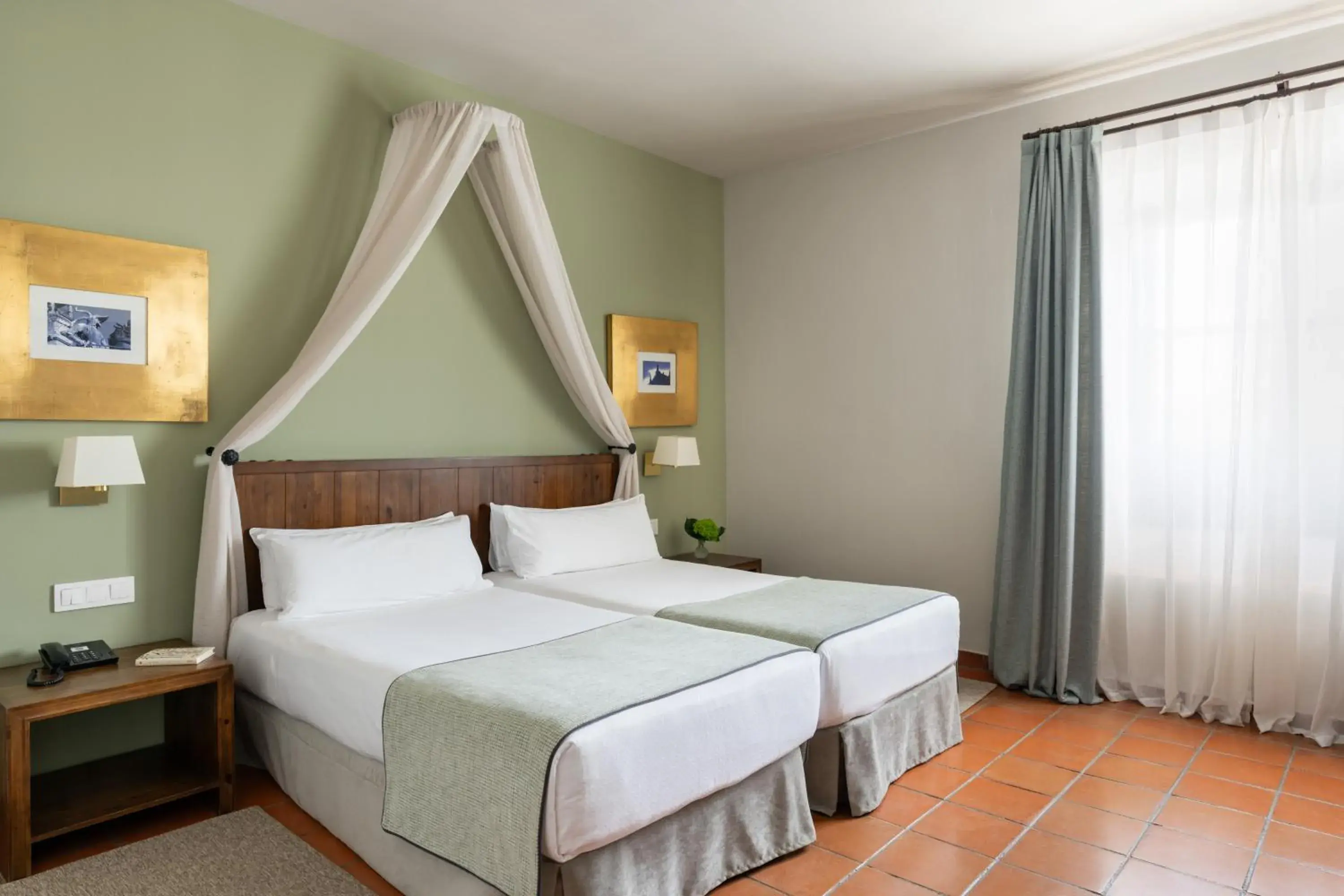 Bed in Parador de Trujillo Bed in Parador de Trujillo