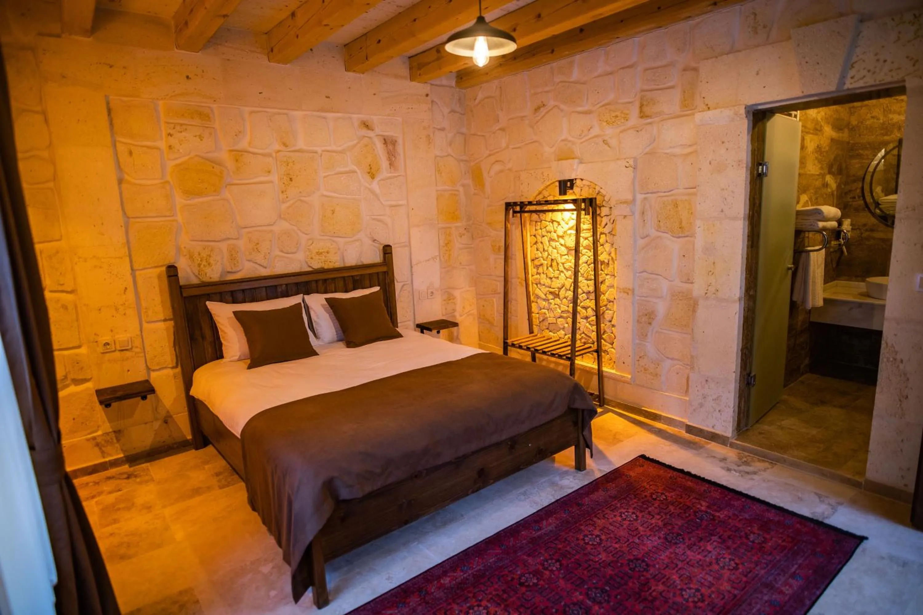 Bed in Senior Stone House