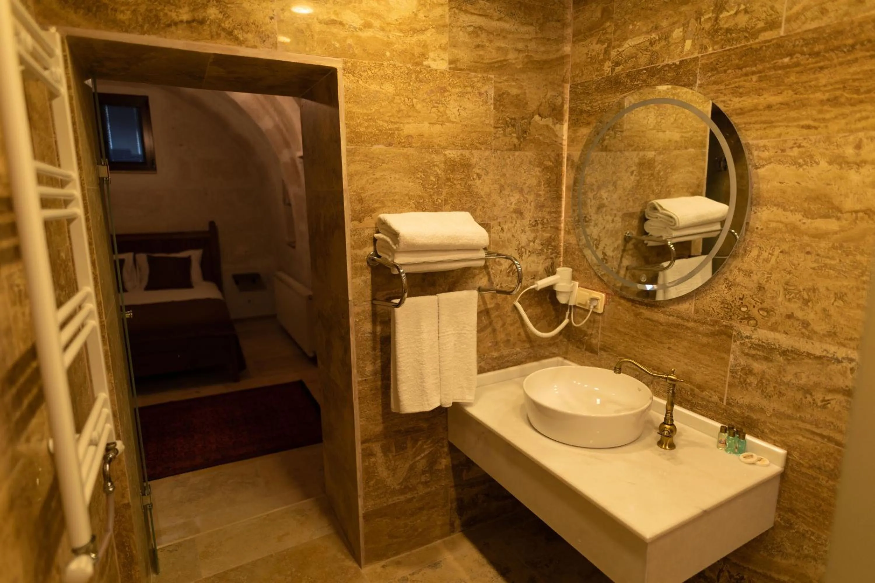 Bathroom in Senior Stone House
