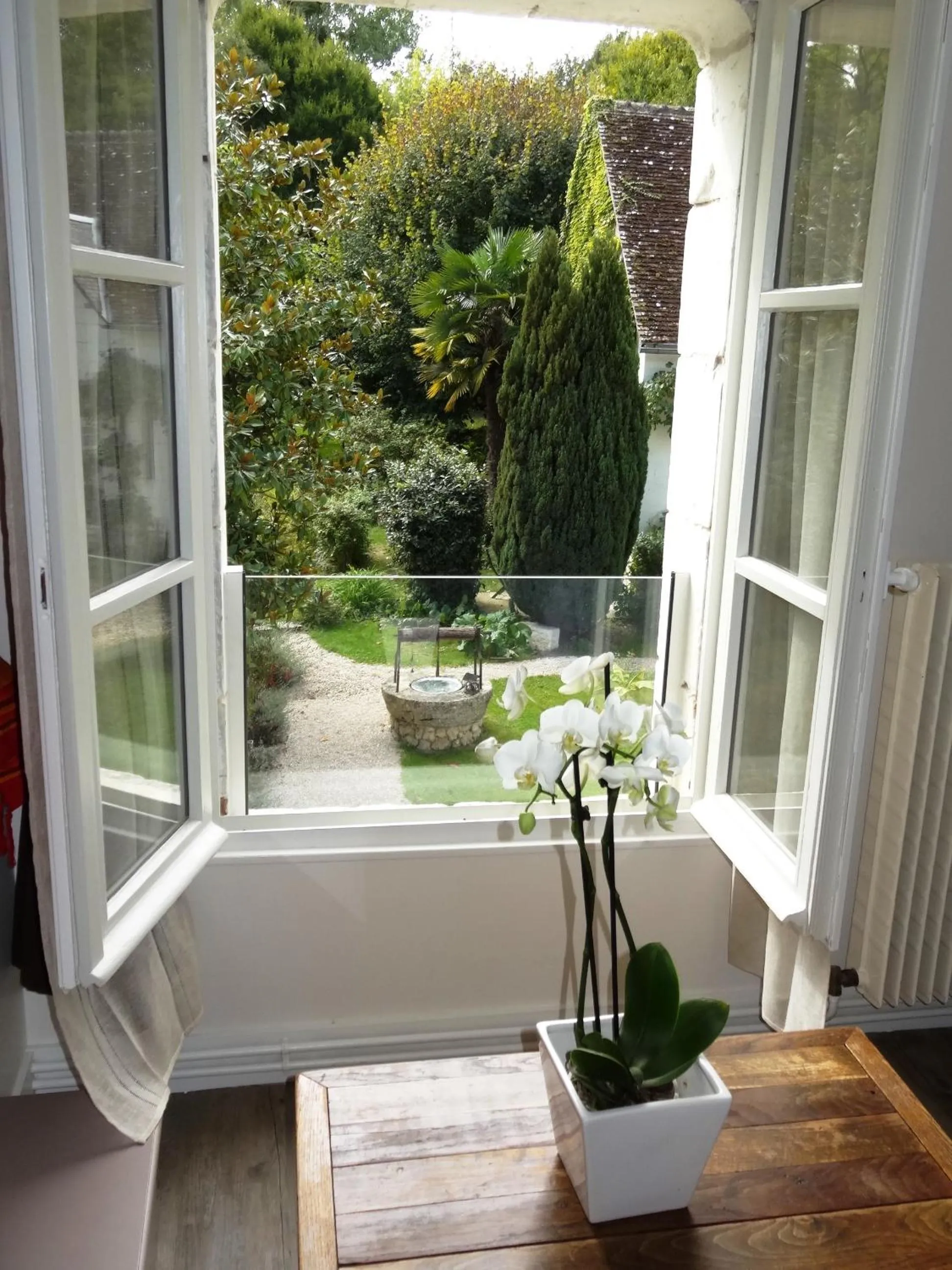 Garden view in Jardin de Canaan