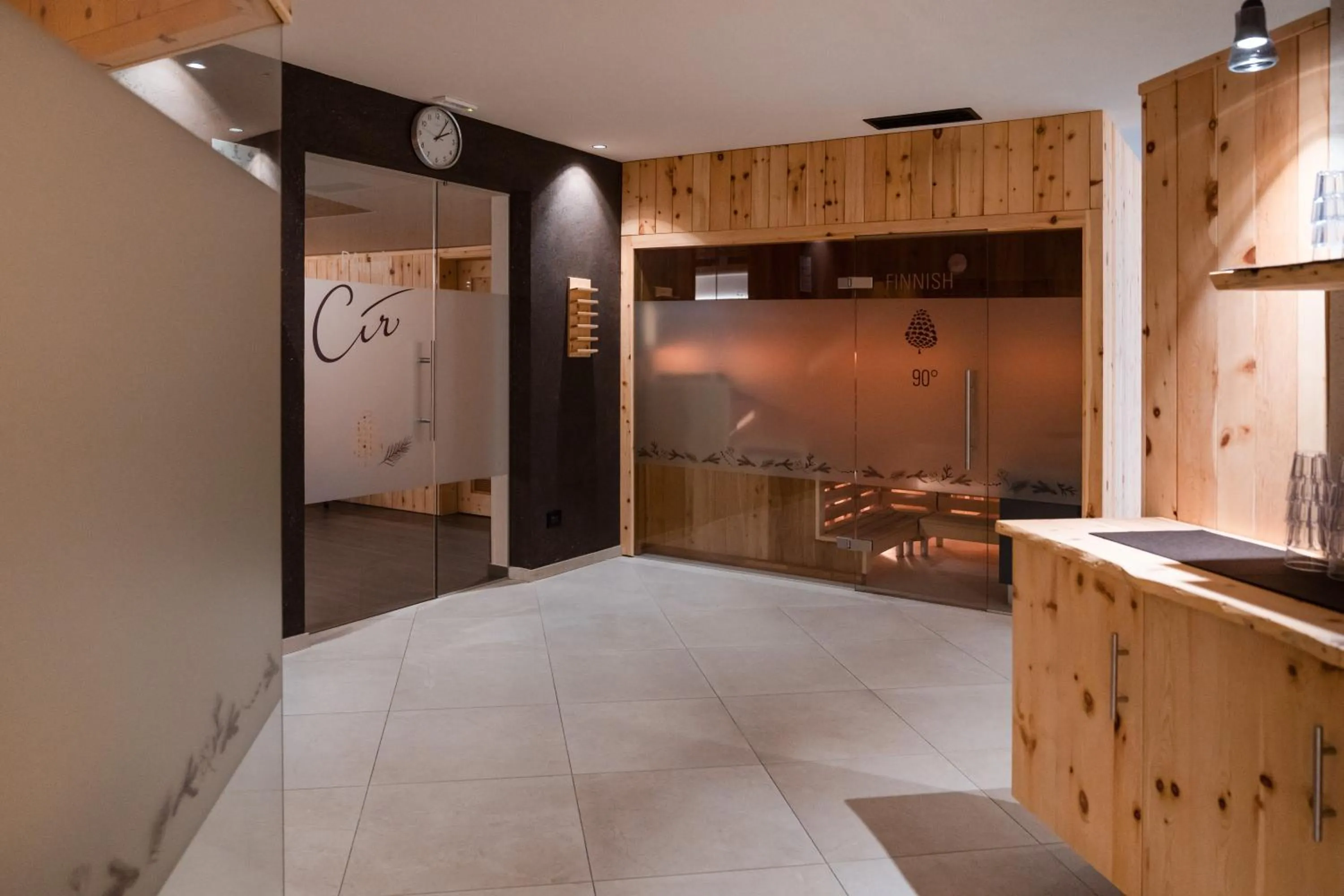 Sauna in Hotel Pütia