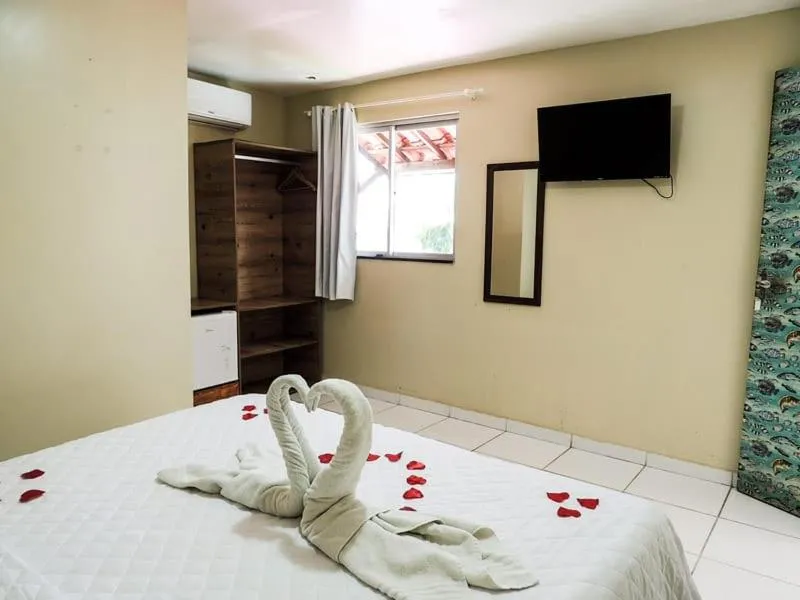 Bed in Pousada vila bela