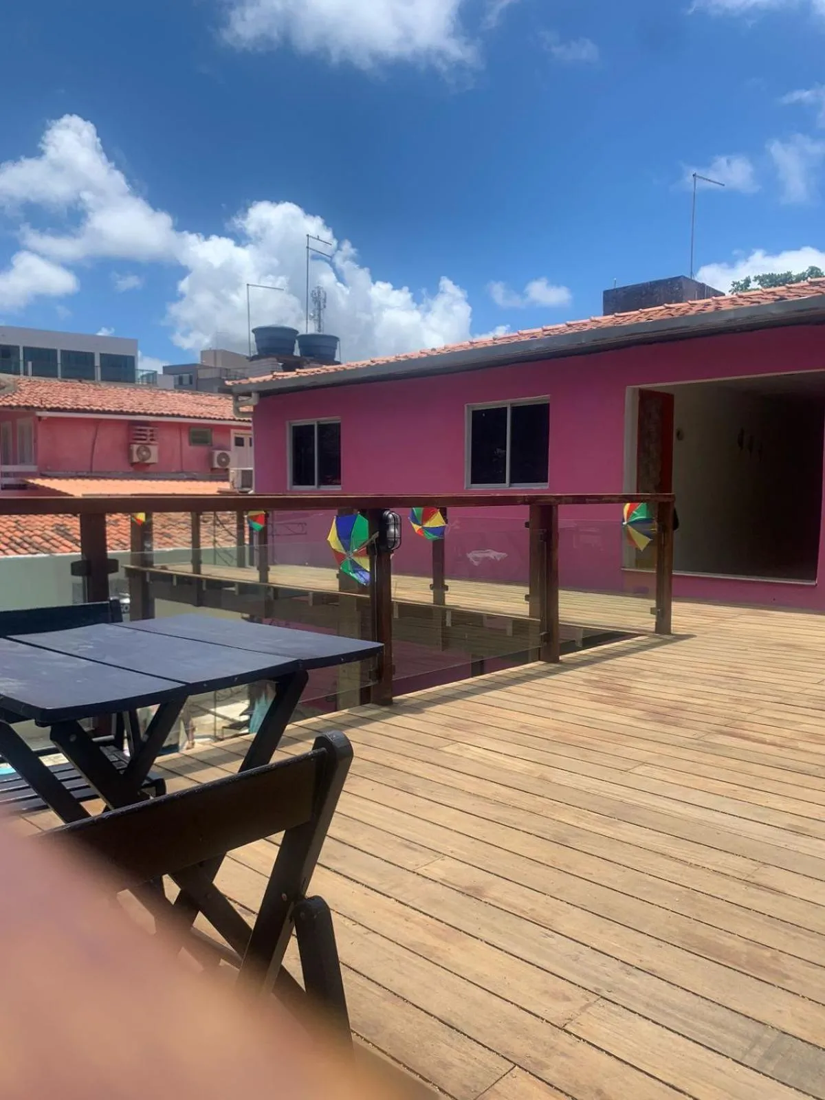 Balcony/Terrace in Pousada vila bela