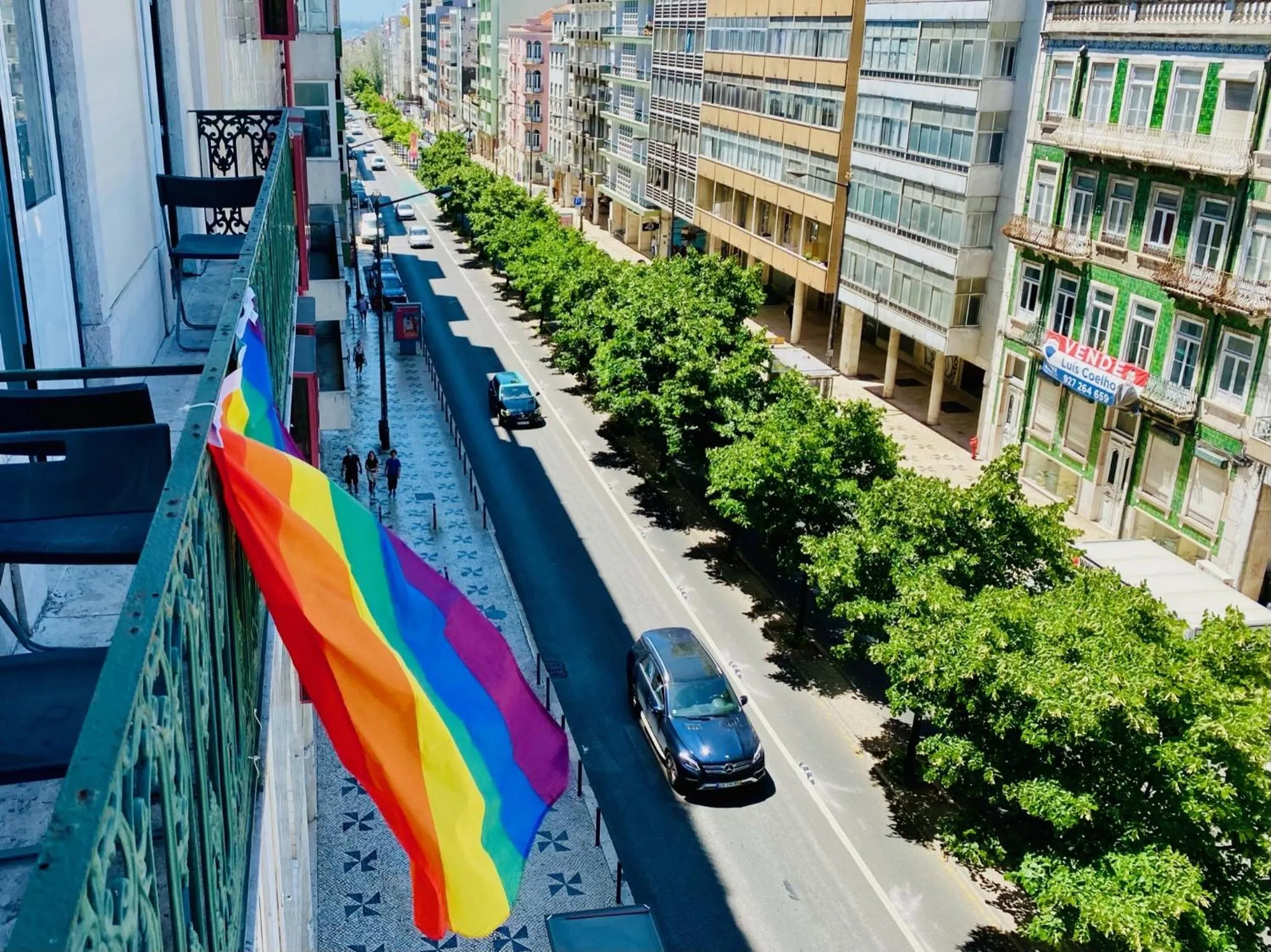 Balcony/Terrace in Ambiente Hostel