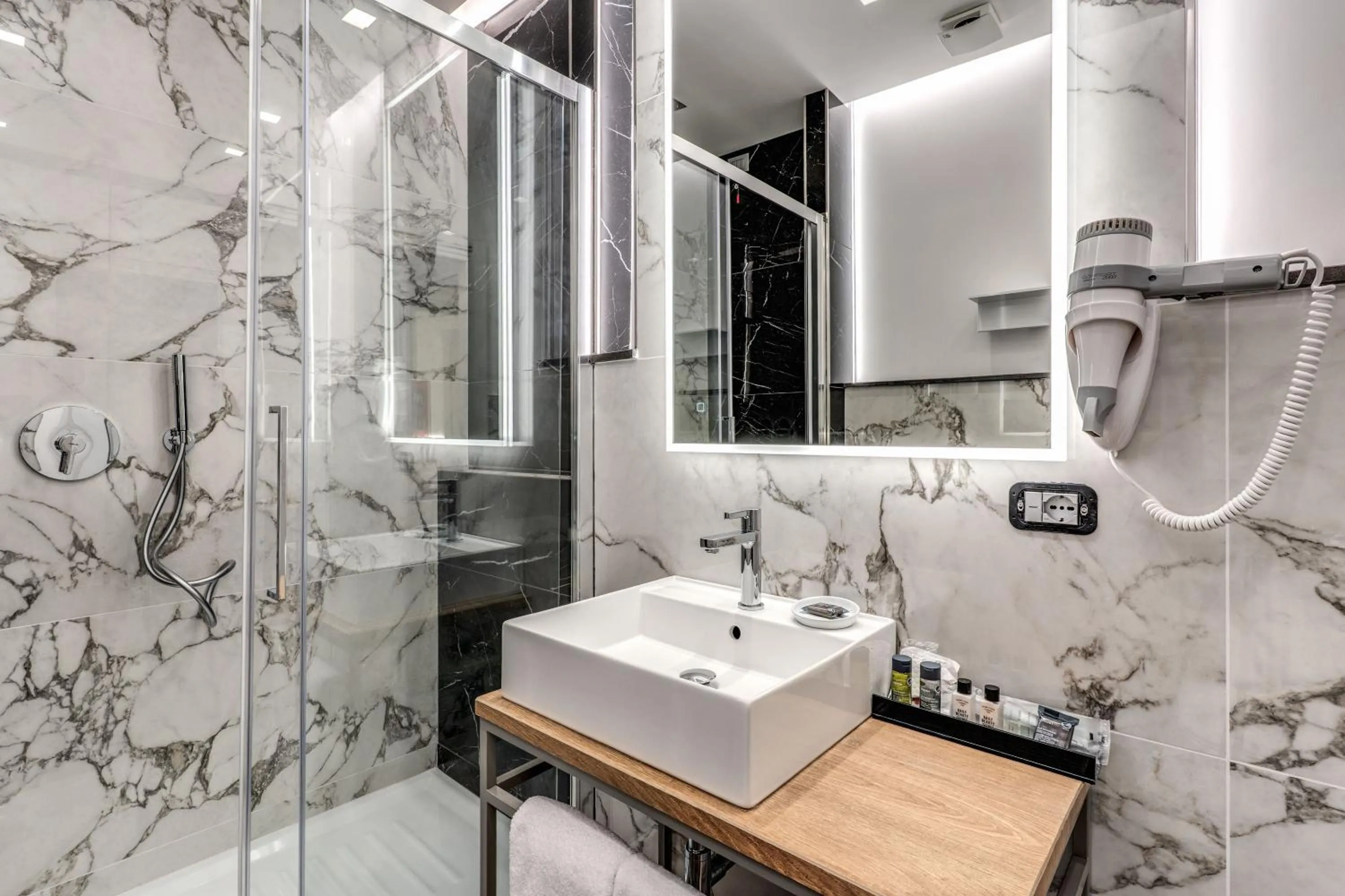 Shower in The Spotlight Boutique Hotel