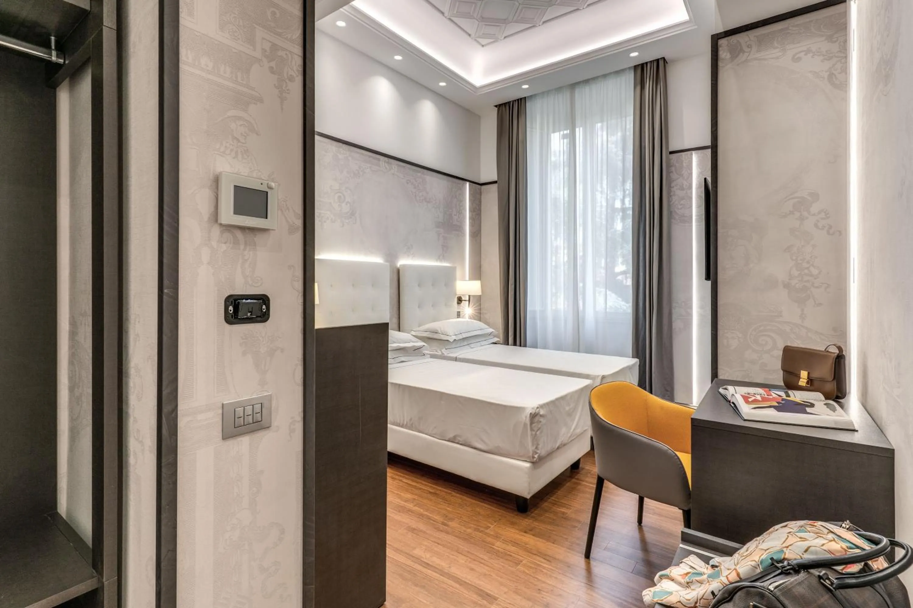 Bed in The Spotlight Boutique Hotel