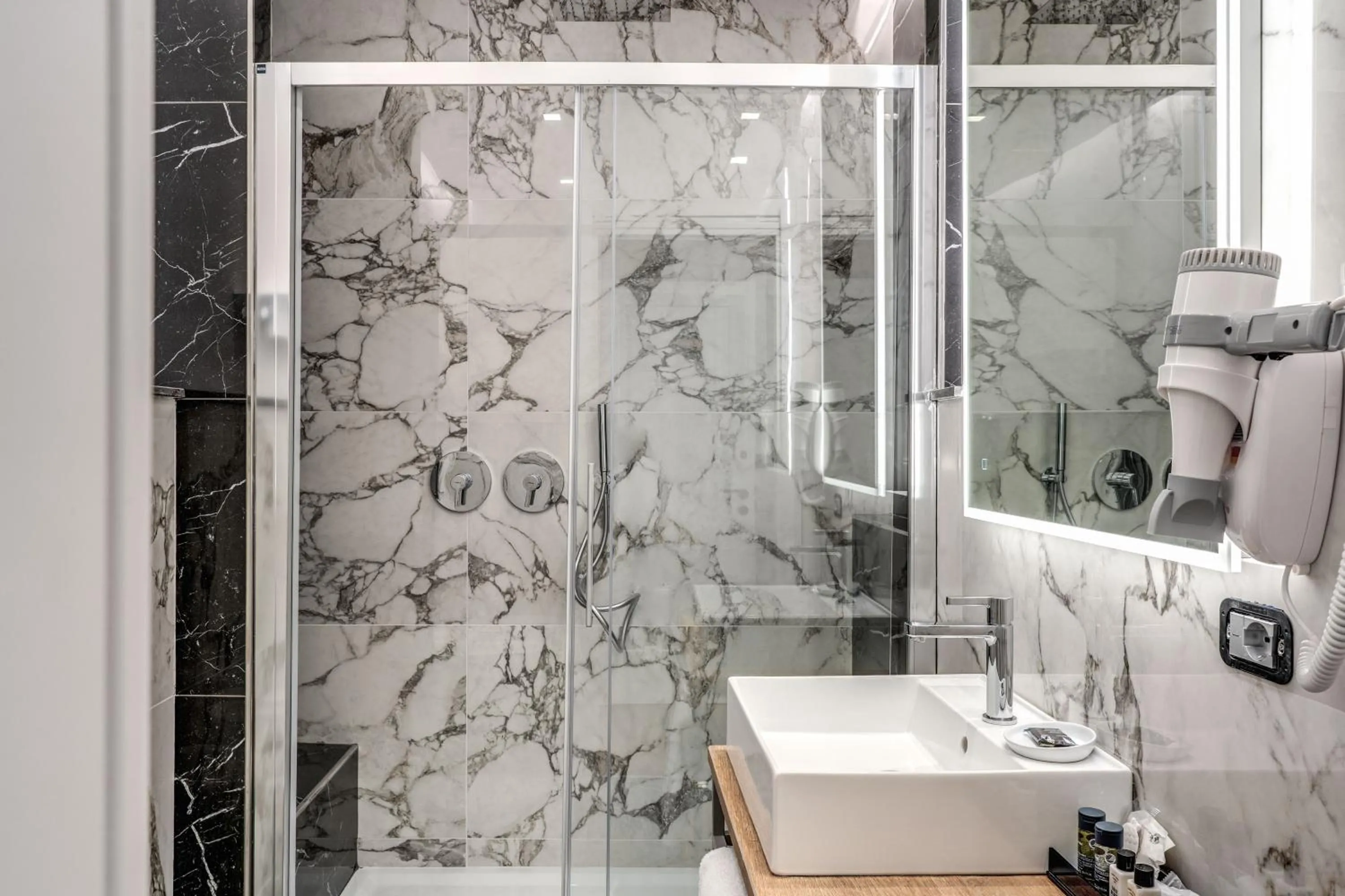 Shower in The Spotlight Boutique Hotel