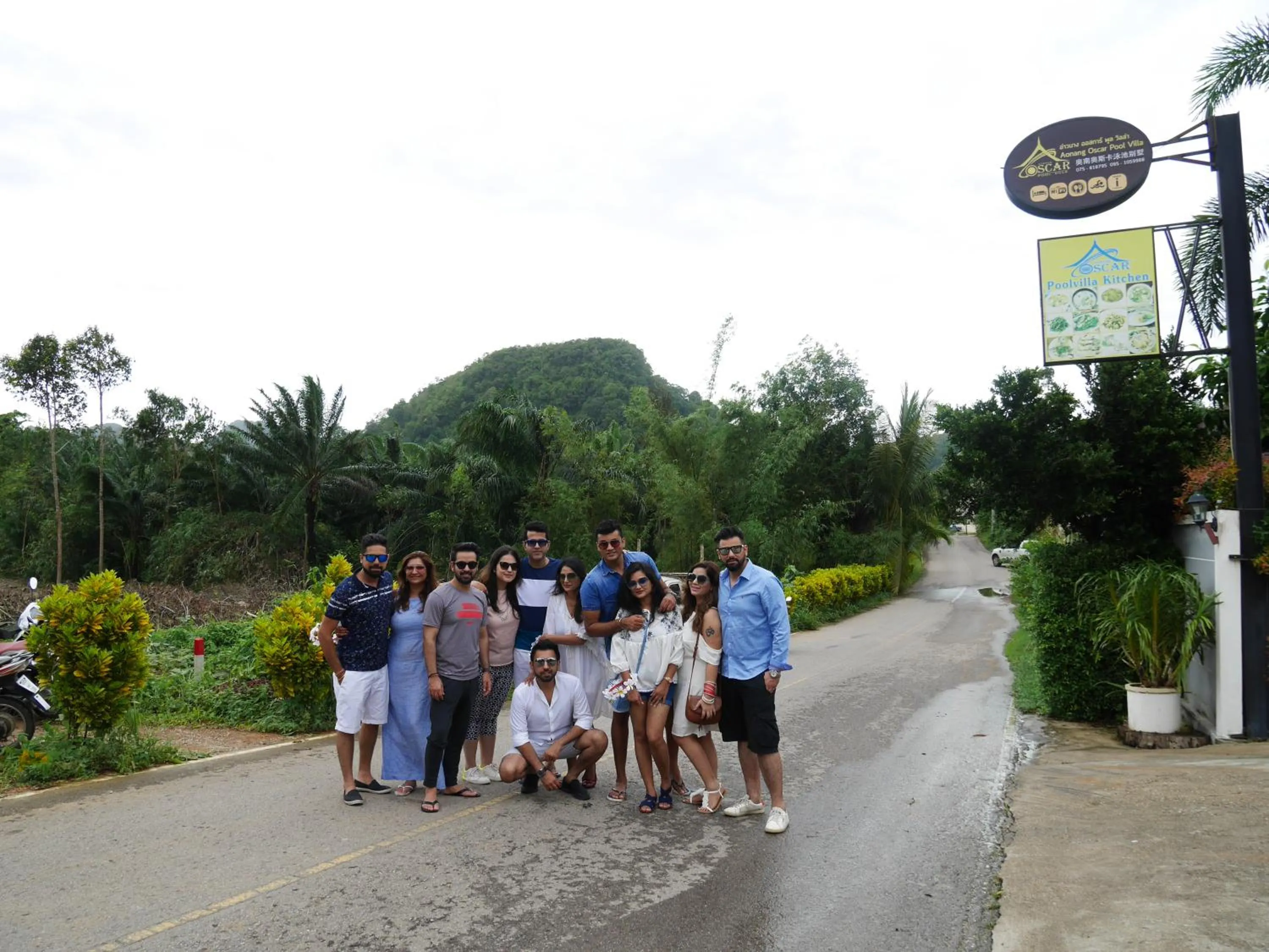 People in Aonang Oscar Pool Villas - Free Shuttle to Aonang Beach -shared pool - private pool