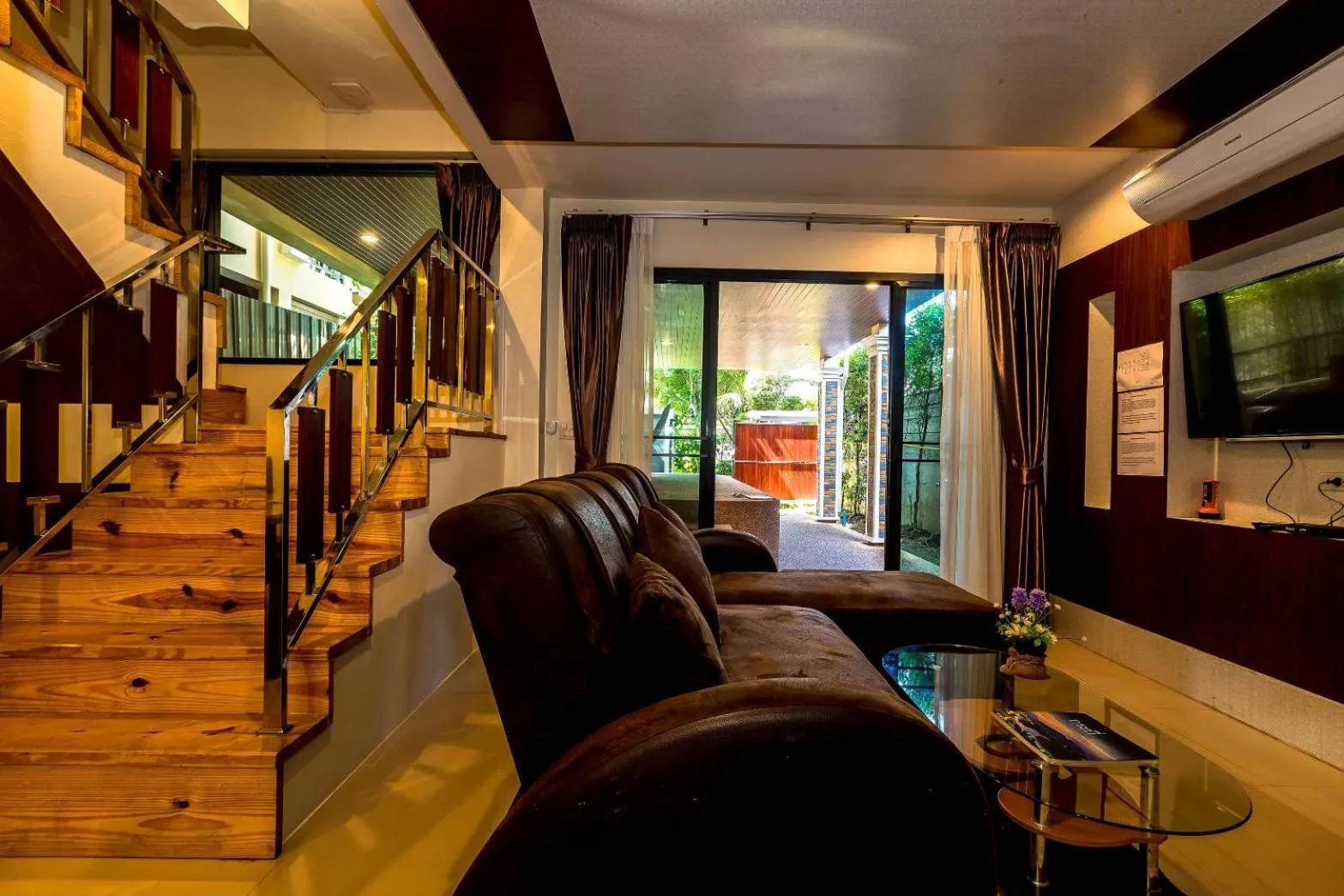 Area and facilities in Aonang Oscar Pool Villas - Free Shuttle to Aonang Beach -shared pool - private pool