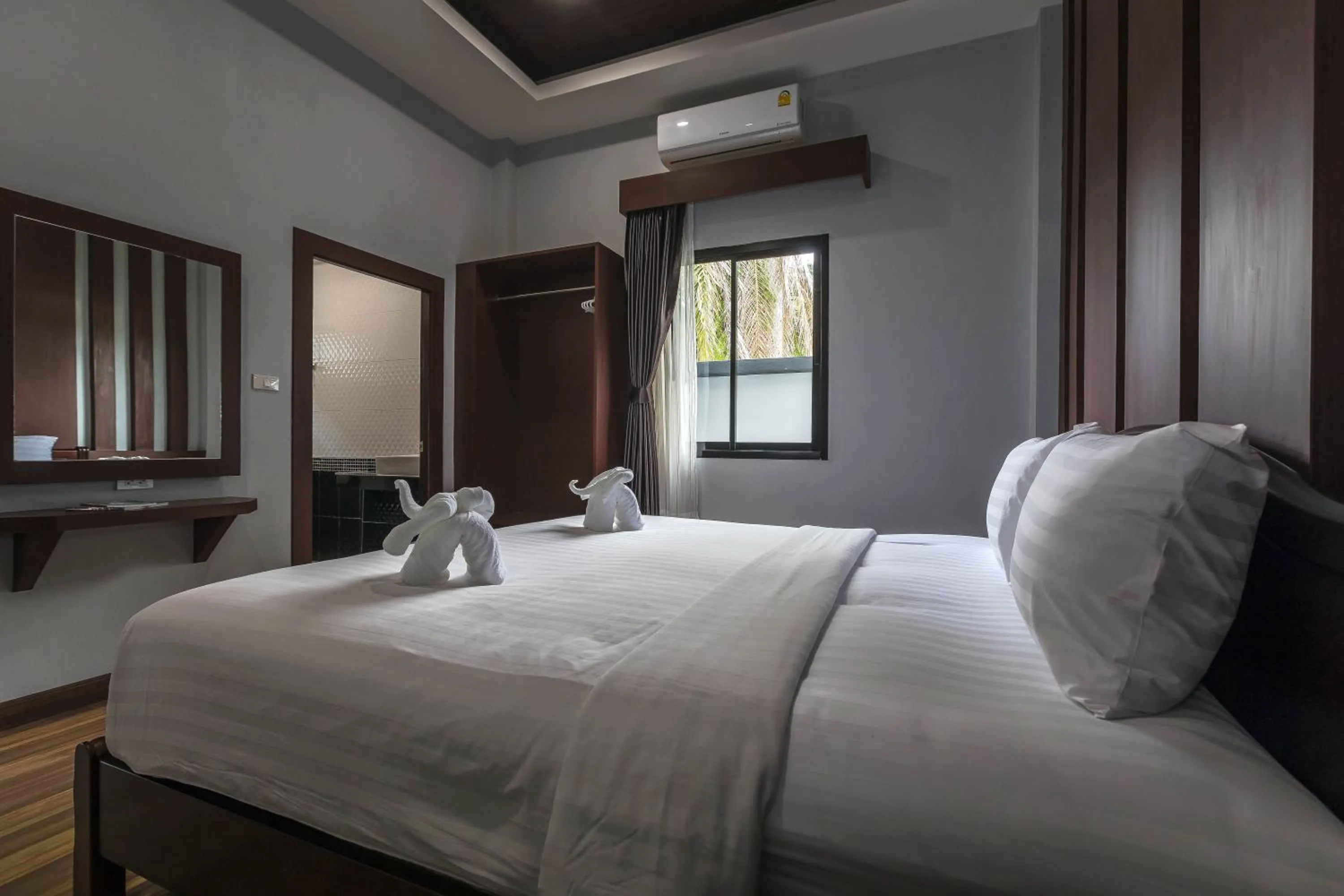 Bedroom, Bed in Aonang Oscar Pool Villas - Free Shuttle to Aonang Beach -shared pool - private pool