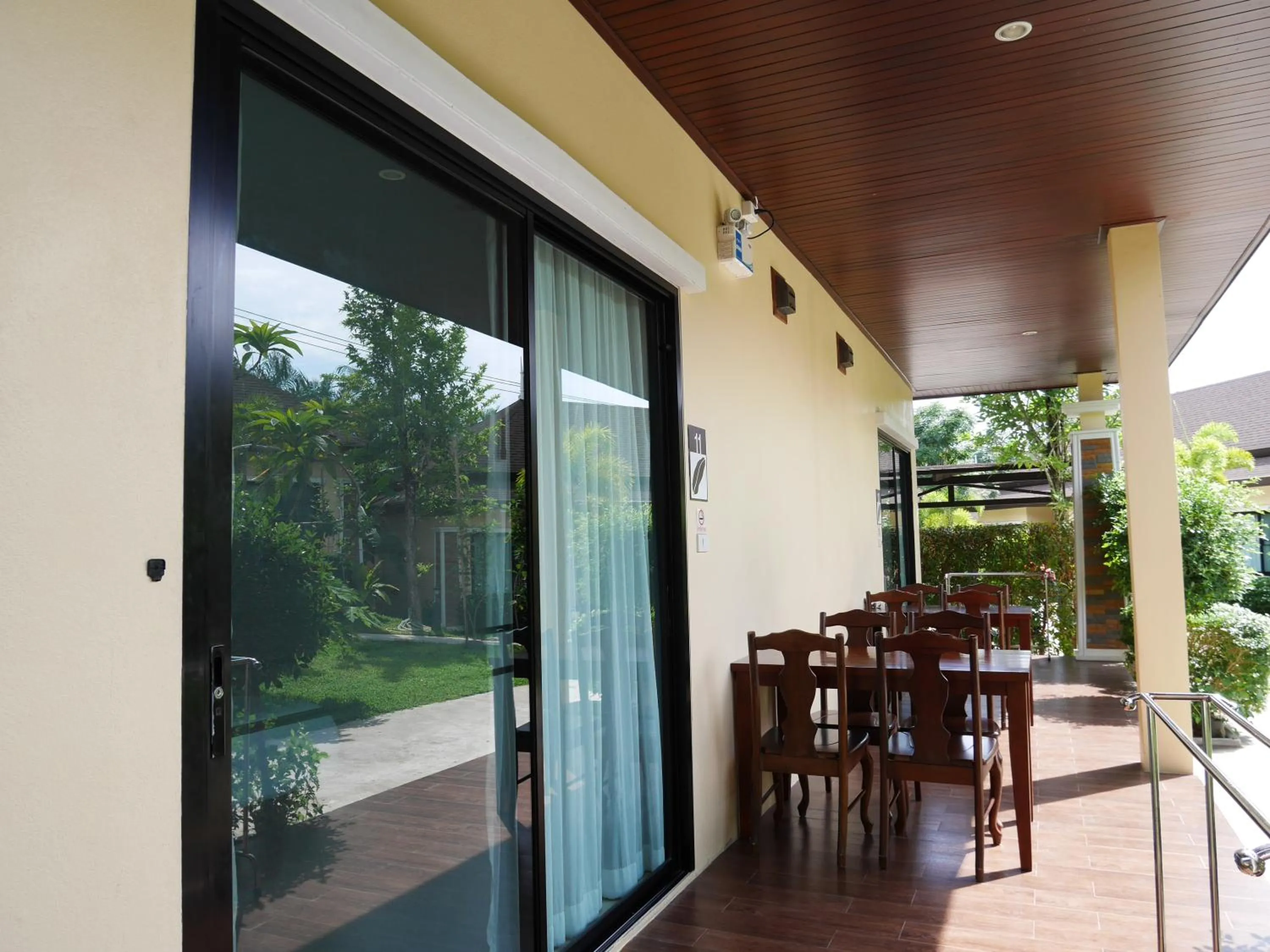 Balcony/Terrace in Aonang Oscar Pool Villas - Free Shuttle to Aonang Beach -shared pool - private pool