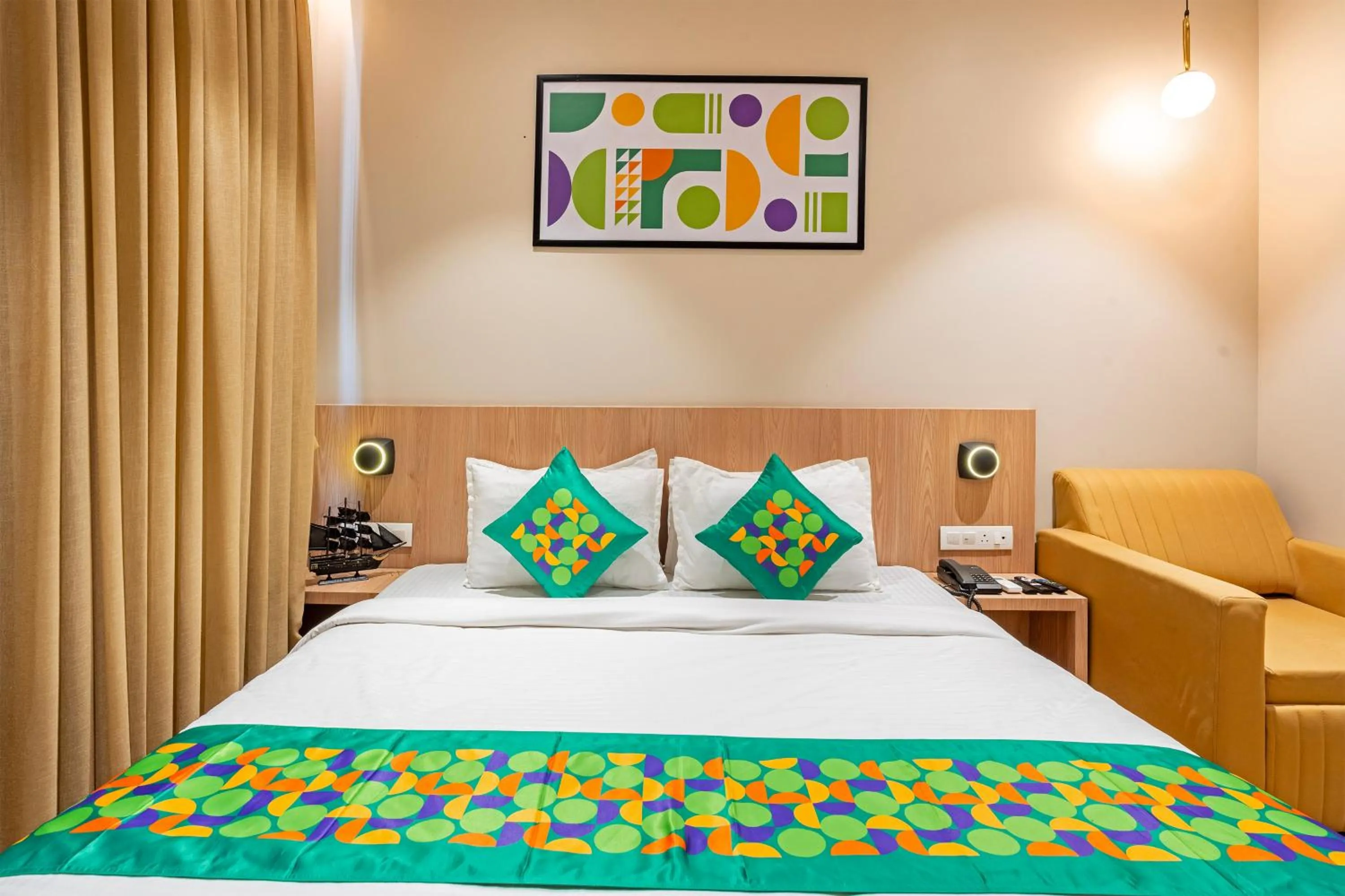 Bedroom, Bed in Treebo Alfa Suites